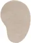 Alfombra de lana Shape Crema