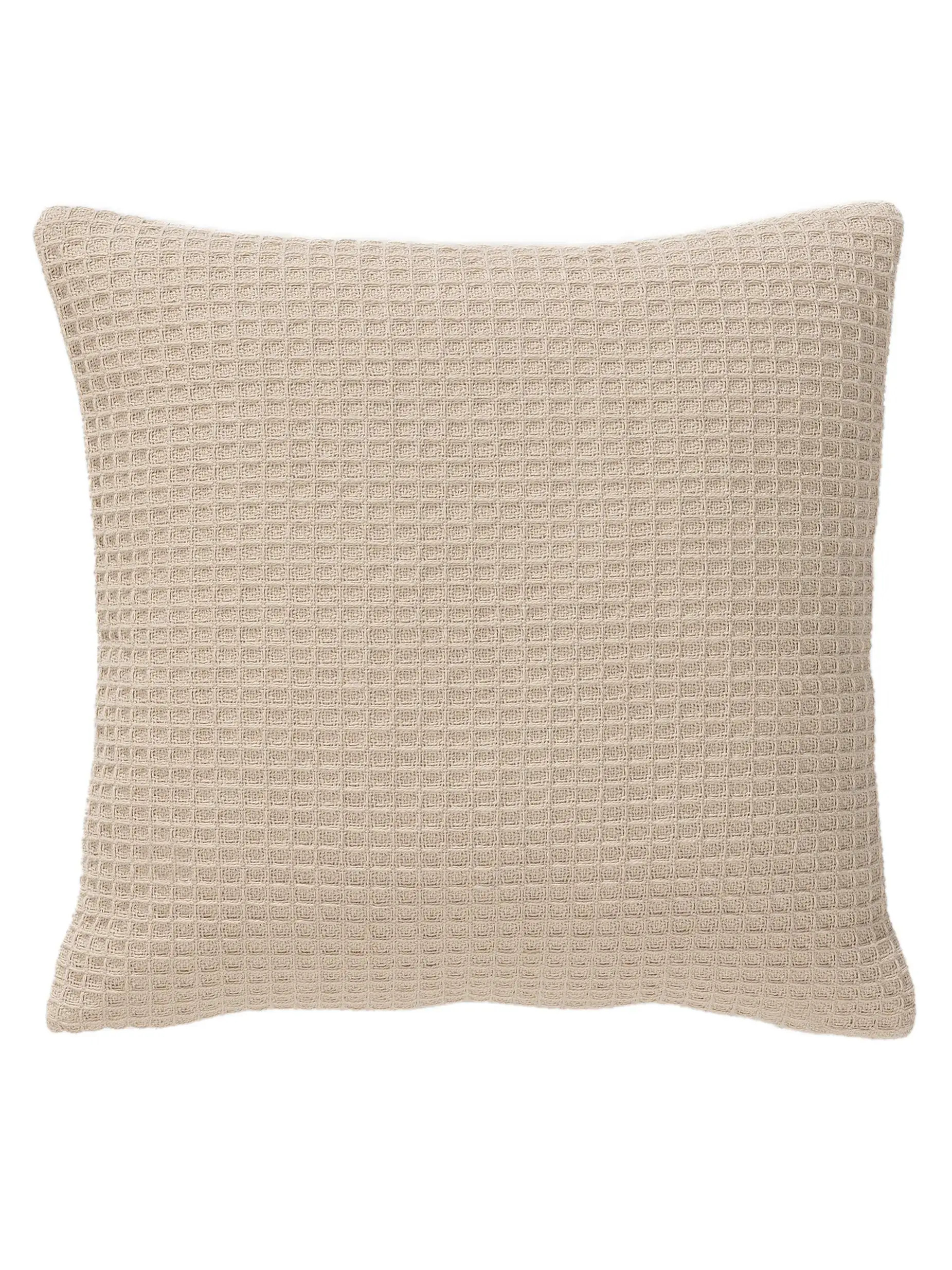 Kissenbezug Amalia Ivory i Einfarbig-design laget av 100 % bomull fra benuta Pure