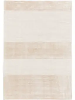 Tapis en viscose Hudson Crème