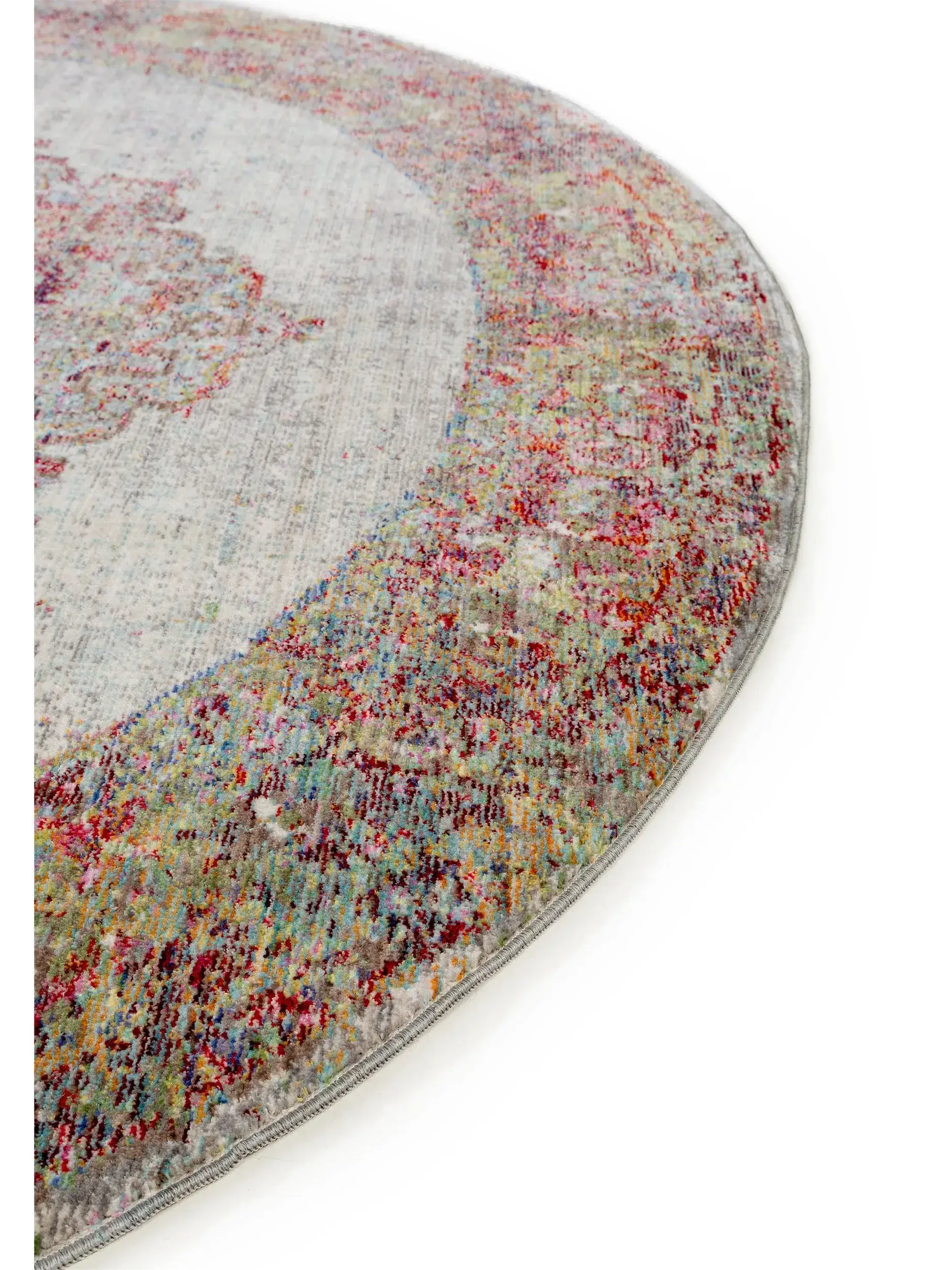 Teppich aus 100% Polyester in Multicolor mit 100% Polyester hohem Flor von benuta
