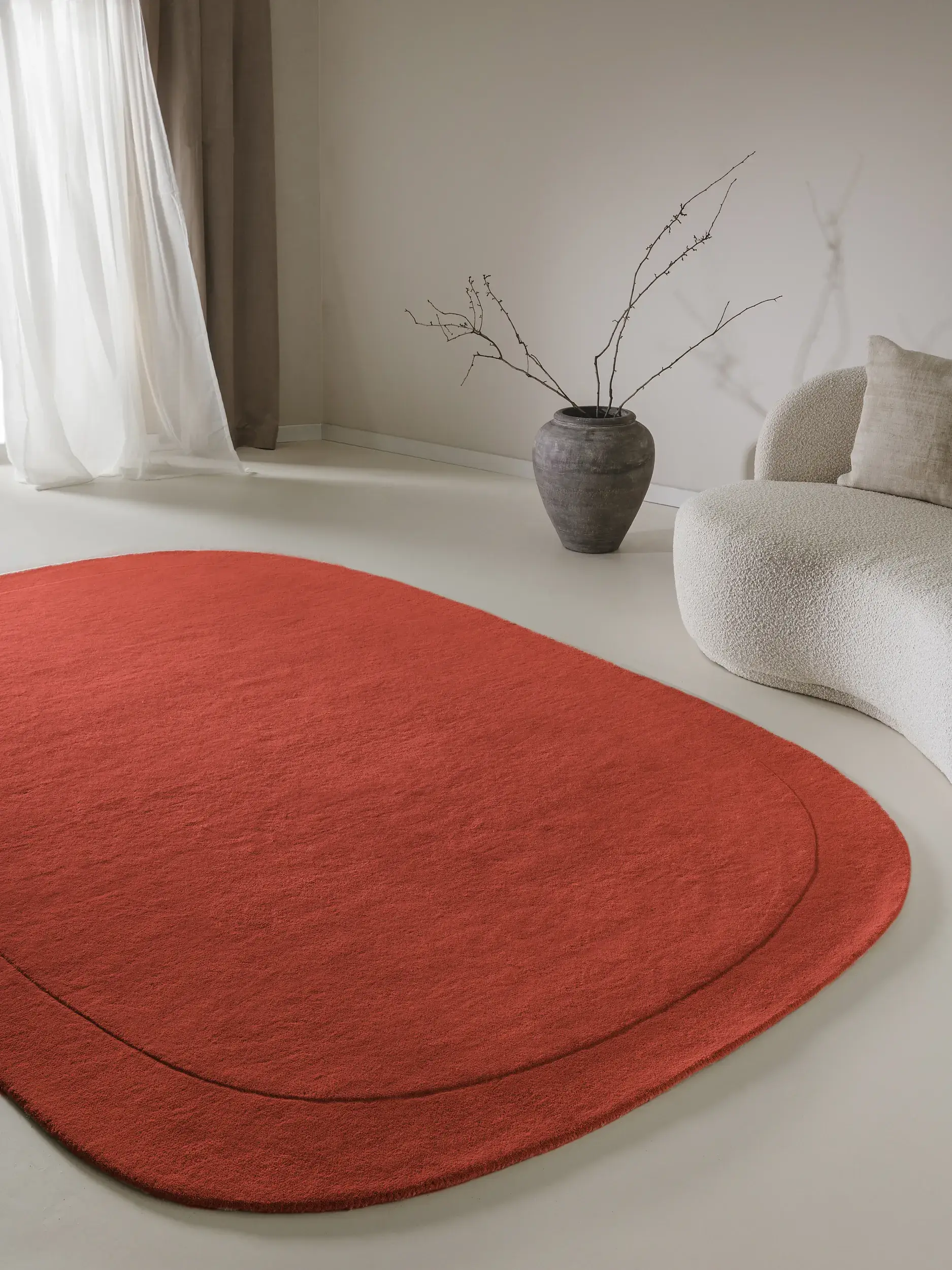 Teppich Shape aus 100% Wolle in  von benuta Pure