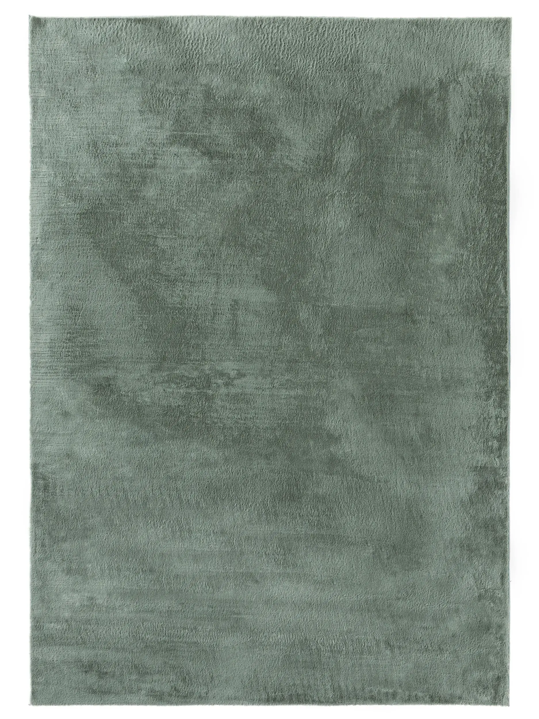 Tapete de 100% Polyester em Grün com pelo de 100% Polyester de altura da benuta Basic