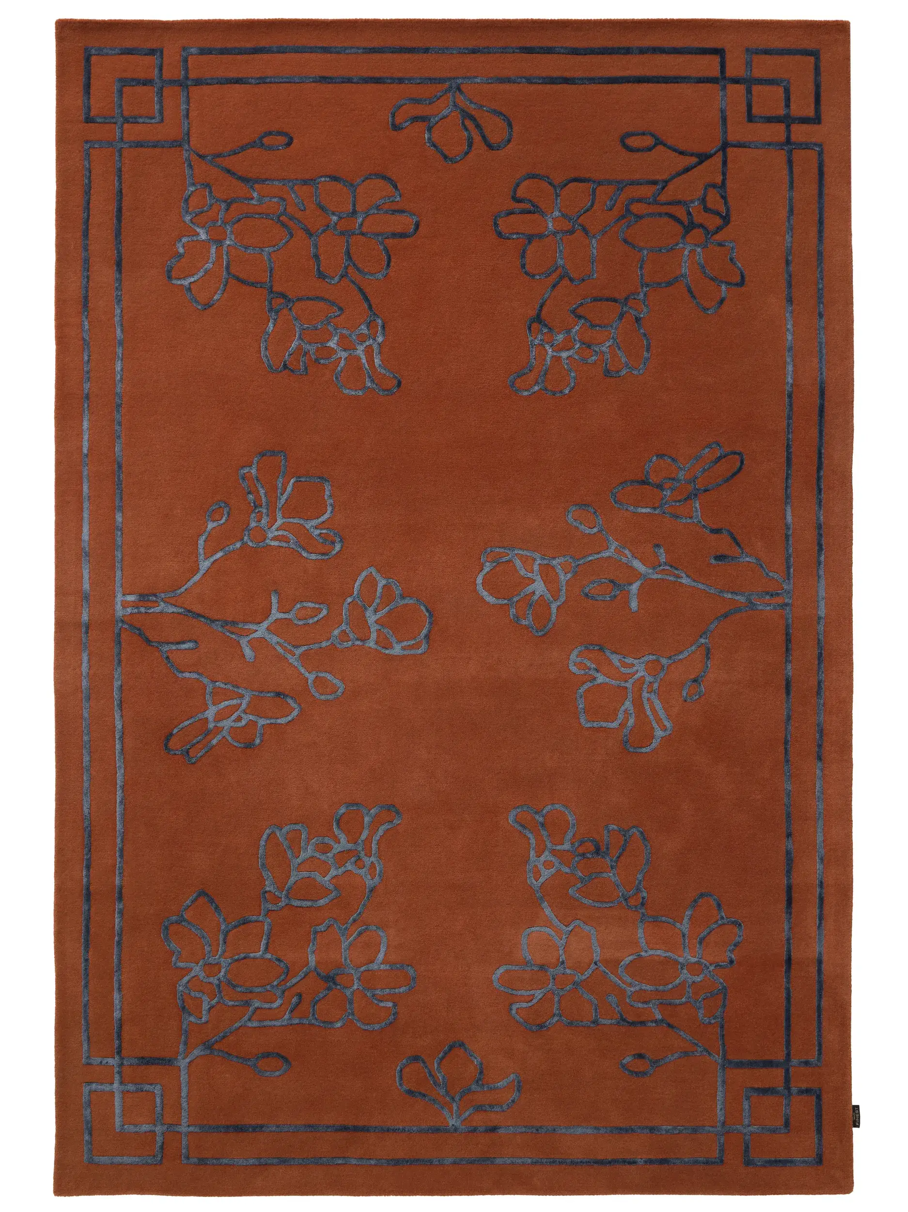 Tapis Sakura en 80% Laine (50% de Nouvelle-Zélande), 20% Lyocell (TENCEL™) en  de benuta Finest