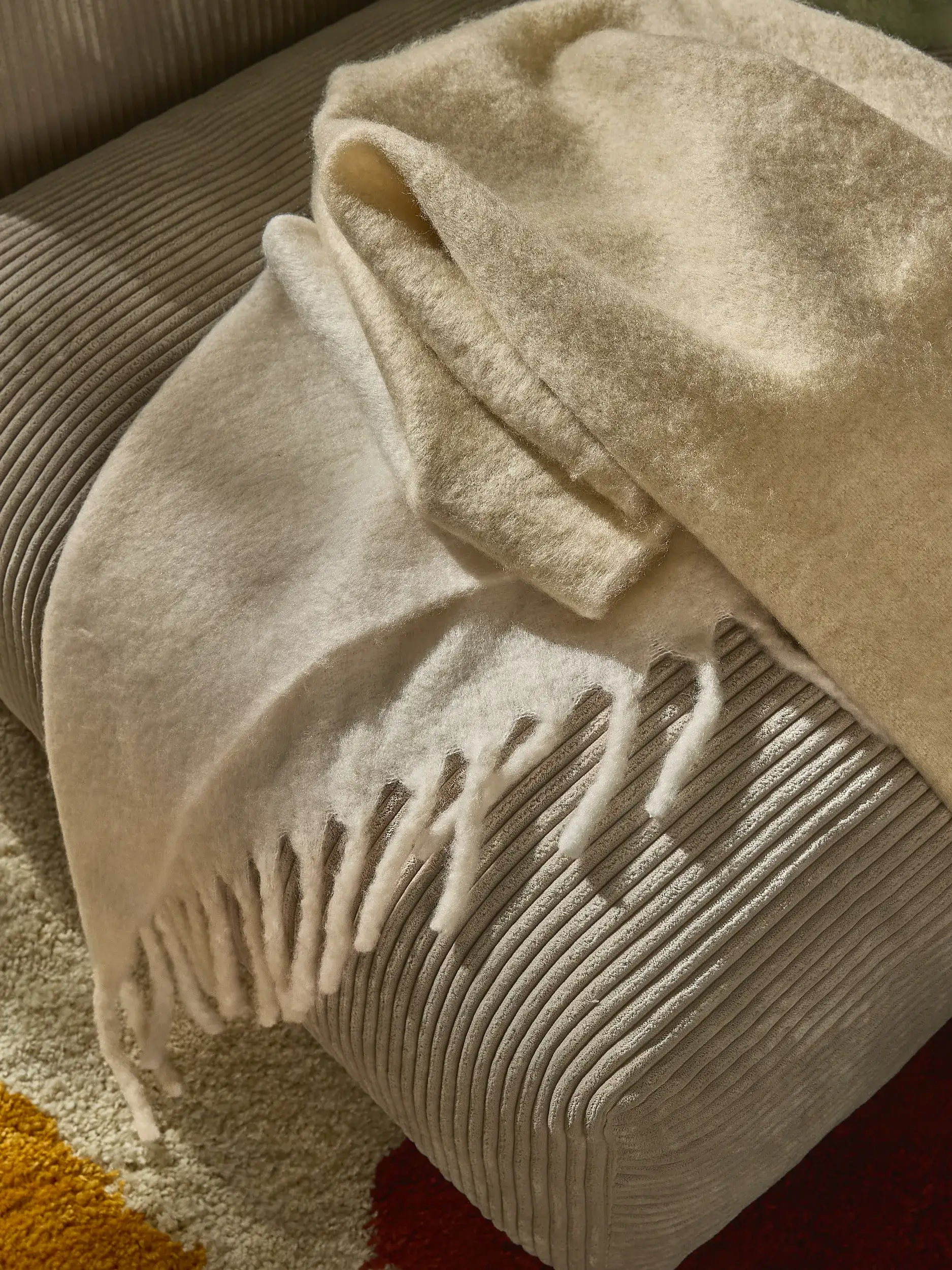 Decke Lara Beige von benuta Pop