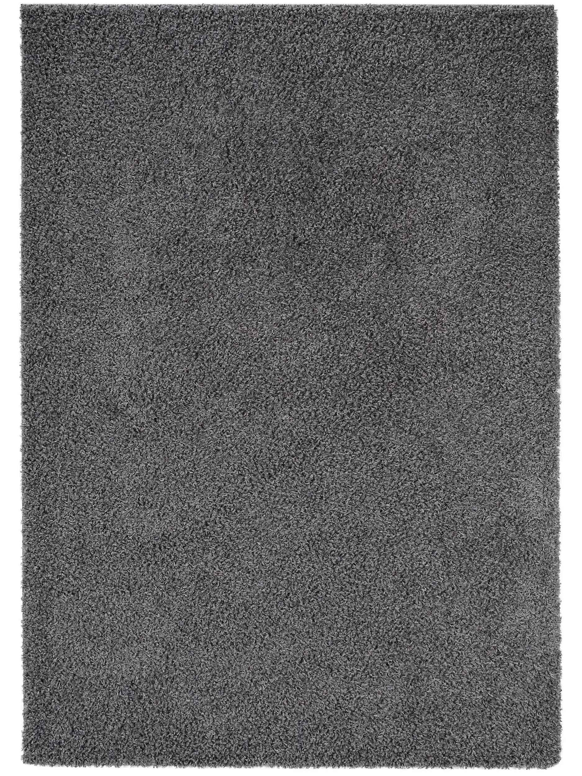 Rug made of 100% Polypropylen in Grau with a 100% Polypropylen high pile by benuta