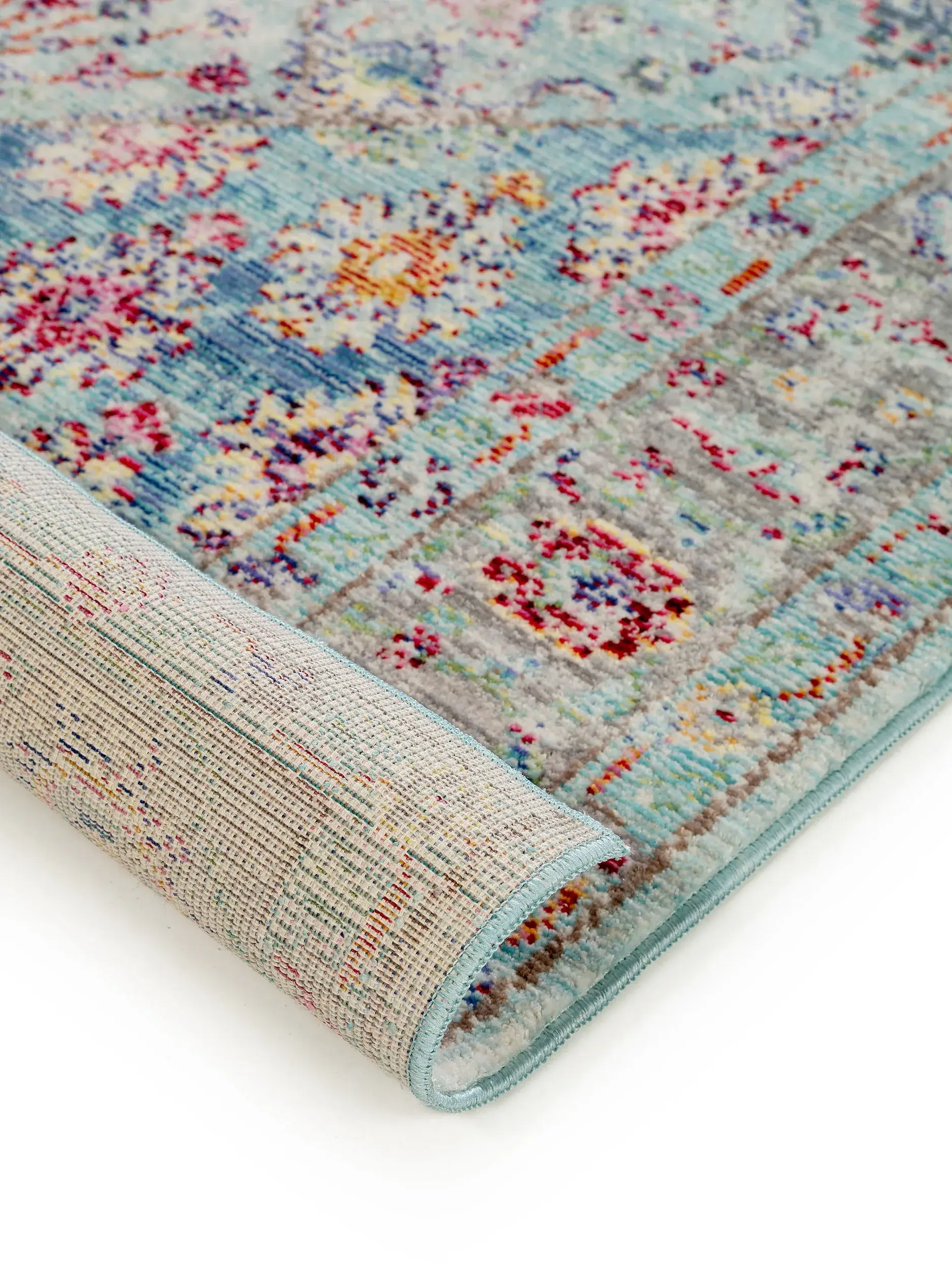 Teppe av 100% Polyester i Multicolor med 100% Polyester høy lugg fra benuta Nest