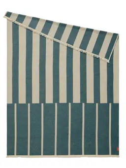 Cotton Blanket Reed Petrol