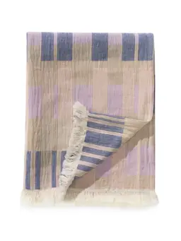 Baumwolldecke Nico Multicolor/Lila