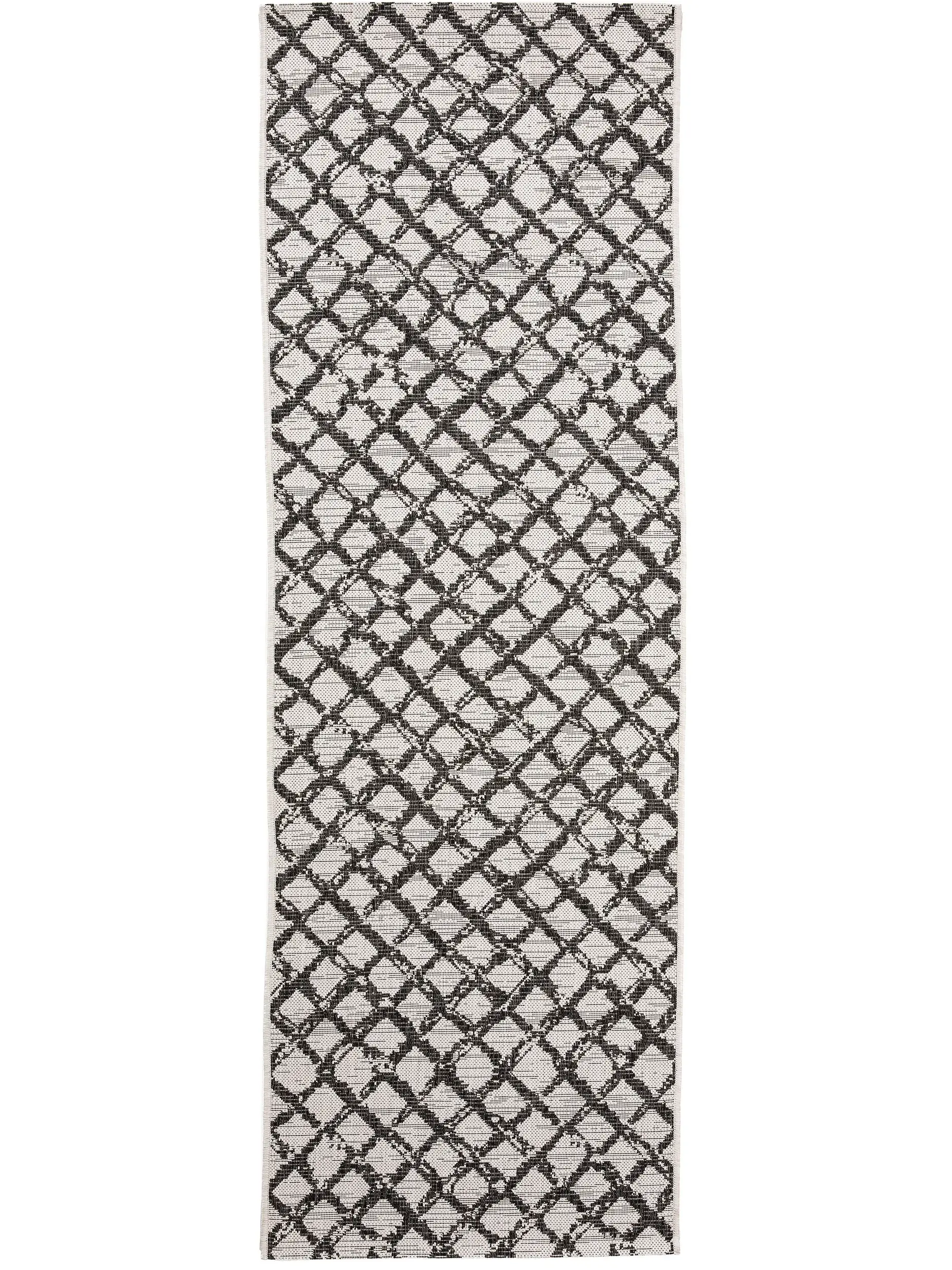 Teppich Cleo aus 100% Polypropylen in Schwarz/Weiß von benuta