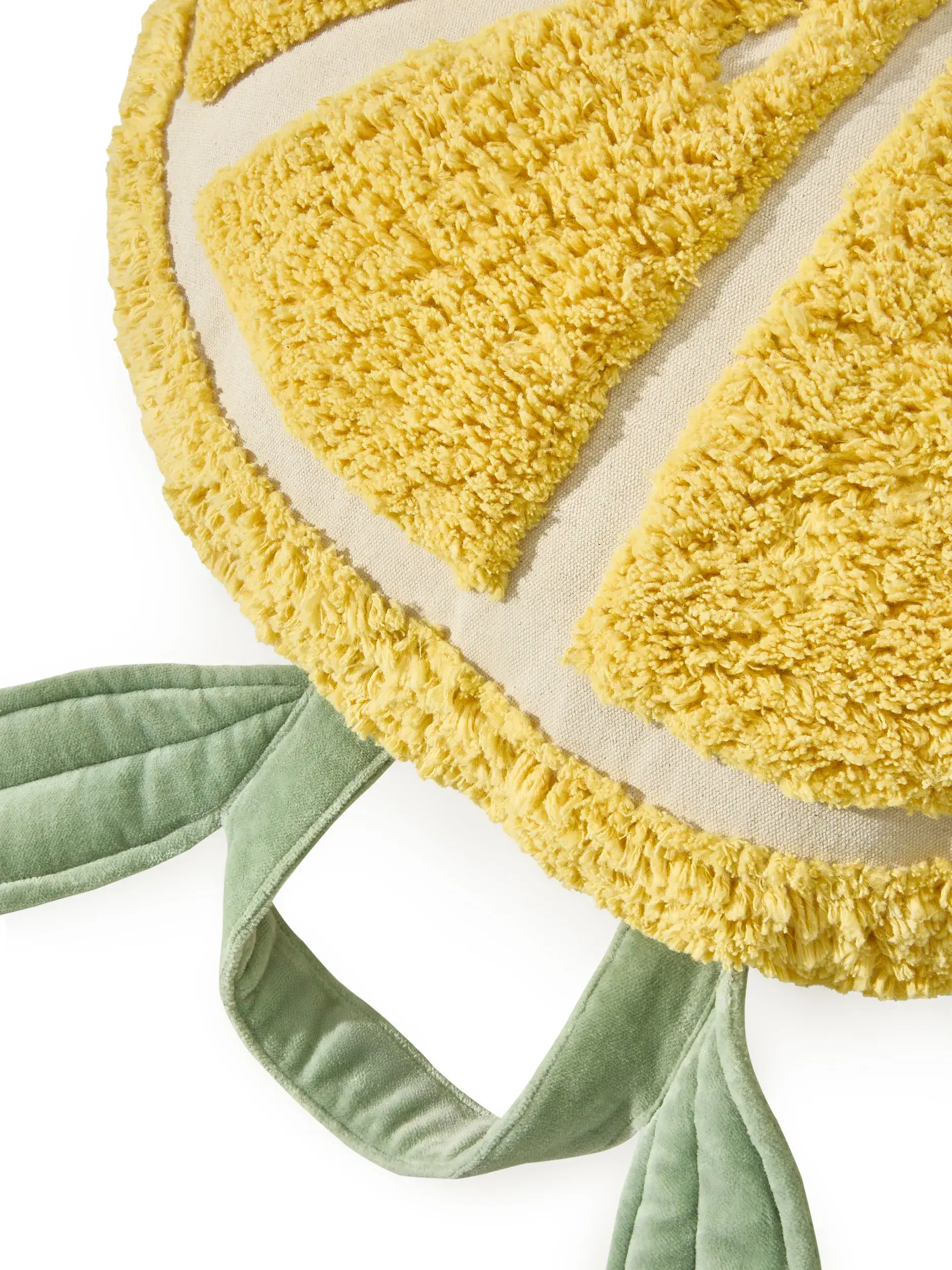 Cojín de suelo Alma Amarillo de Lytte