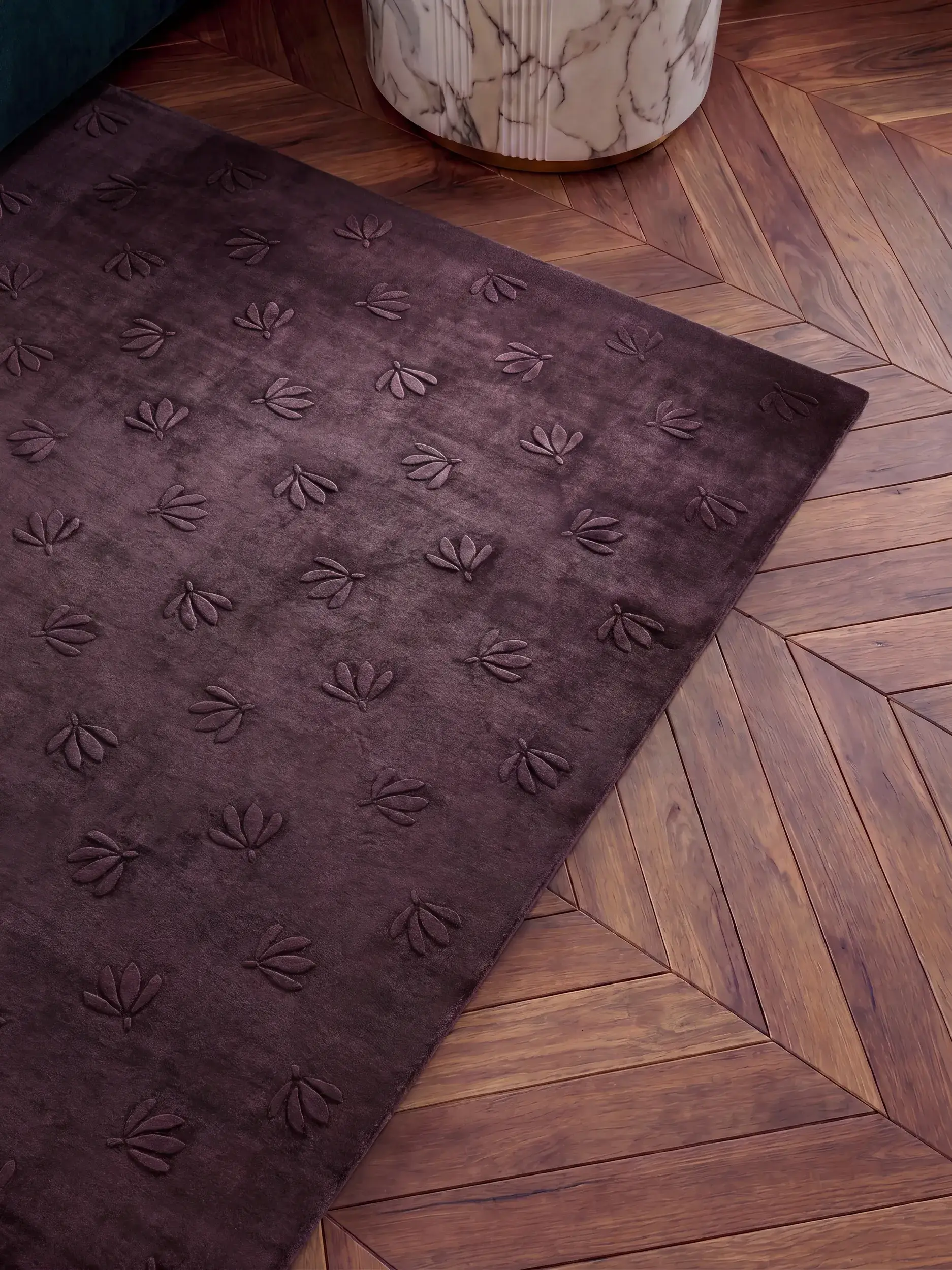 Rug Esmé made of 50% Cotton, 50% Viskose in  by benuta Finest