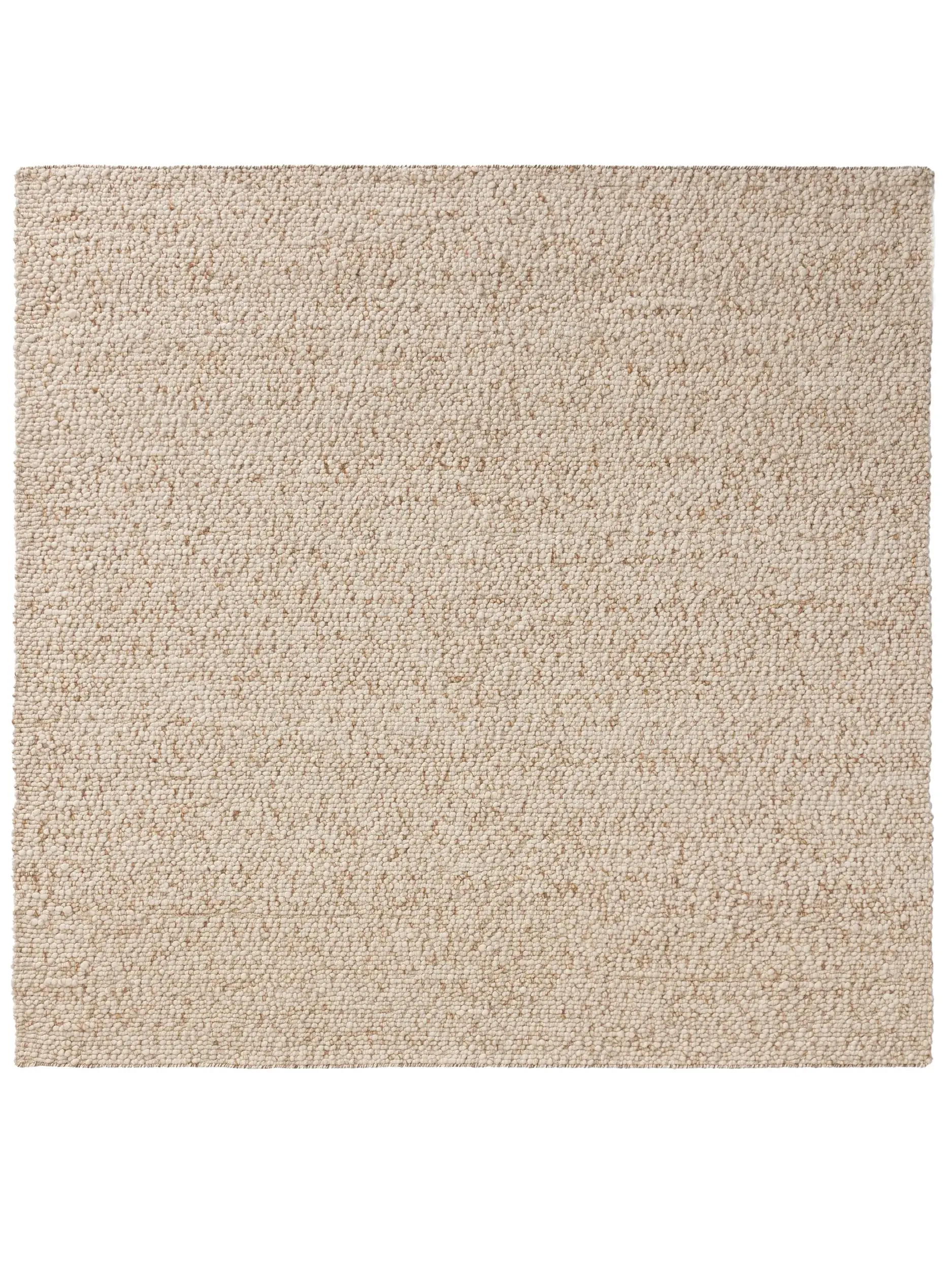 Wollen Vloerkleed Patch Bruin van 