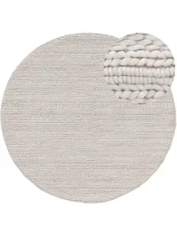 Ullmatta rund Dina Creme