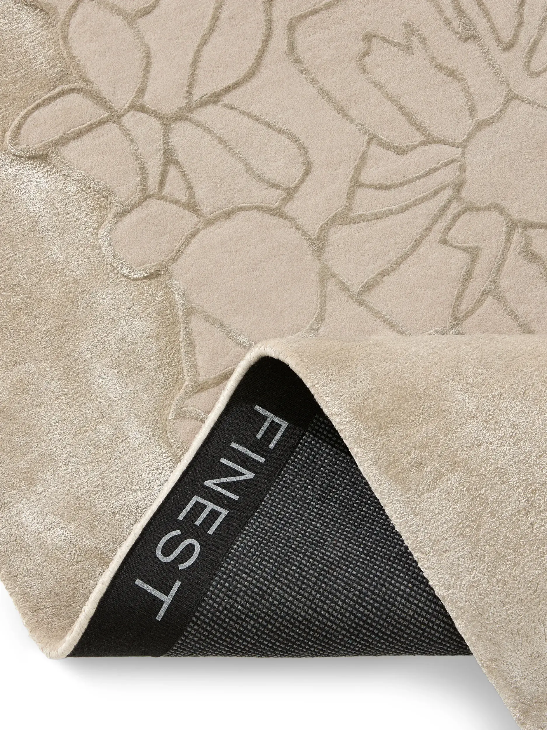 Tapis Tizian en 50% Laine (50% de Nouvelle-Zélande), 50% Lyocell (TENCEL™) en  de benuta Finest