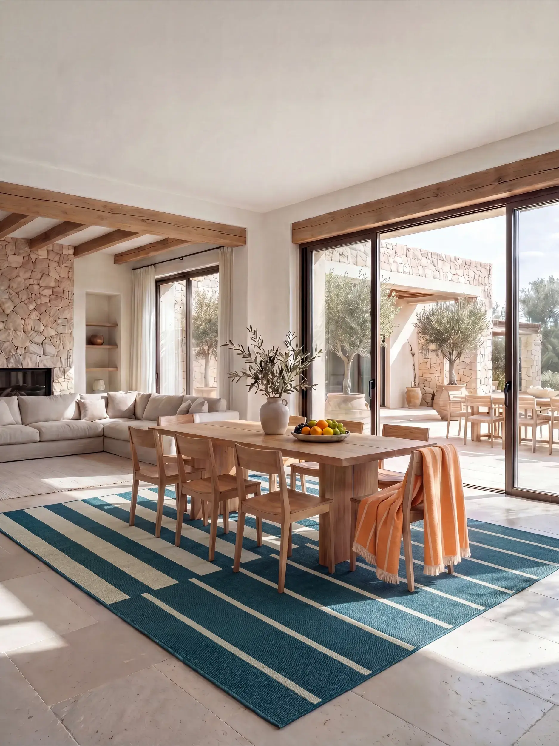 Rug Reed made of 76% Polypropylen, 23% Polyester, 1% Latex in  by benuta Nest