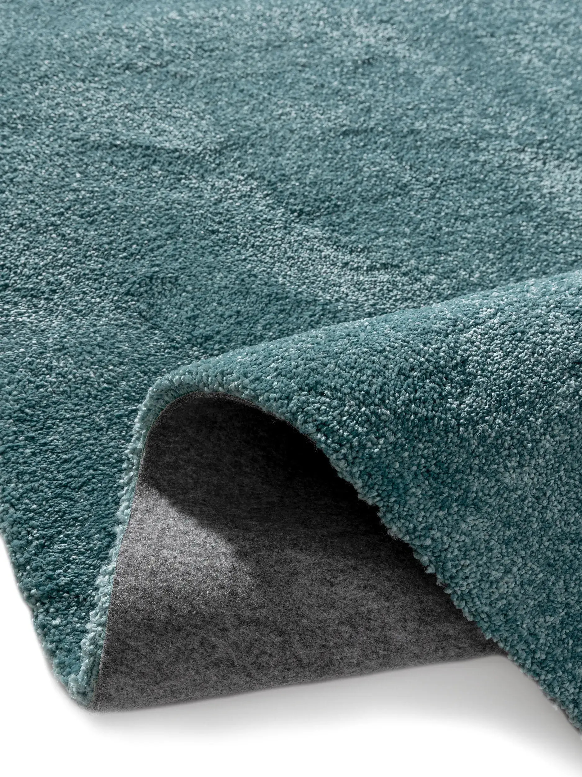 Tappeto di 100% Polipropilene in Turchese con pelo alto 100% Polipropilene da benuta nest