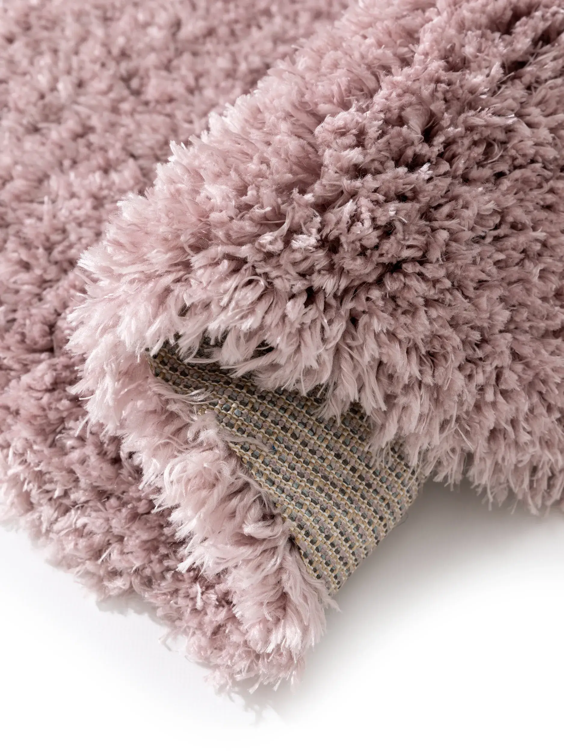 Teppich aus 100% Polyester in Rosa mit 100% Polyester hohem Flor von benuta Pop