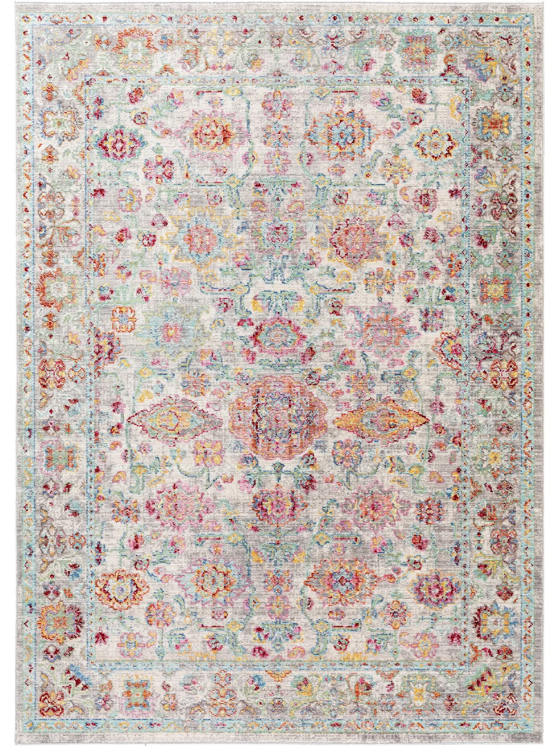 Teppich aus 100% Polyester in Multicolor mit 100% Polyester hohem Flor von benuta Nest