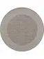 In- & Outdoor Vloerkleed Rond River Beige/Blauw