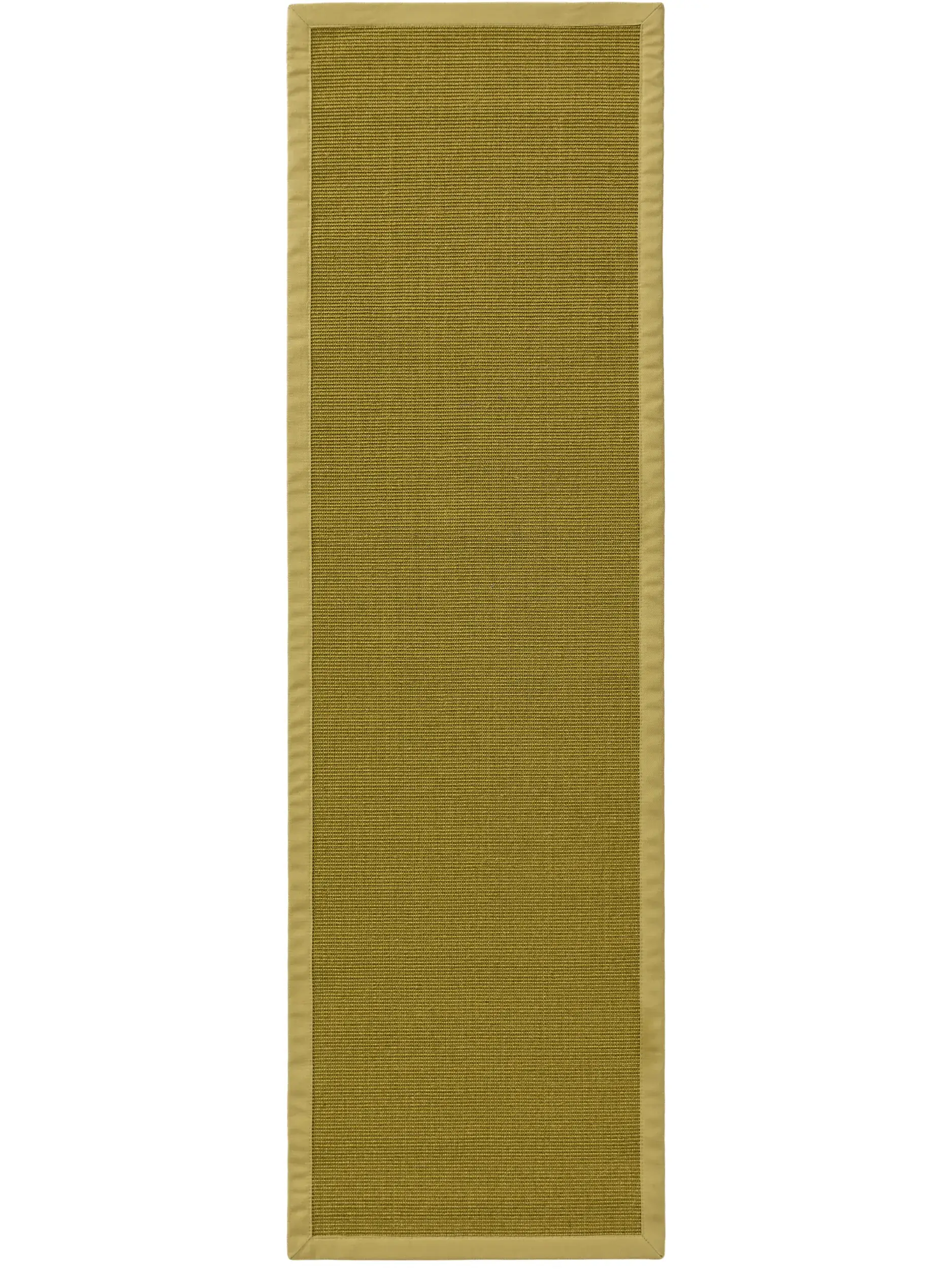 Teppich aus 100% Sisal in Grün mit 100% Sisal hohem Flor von benuta Nest