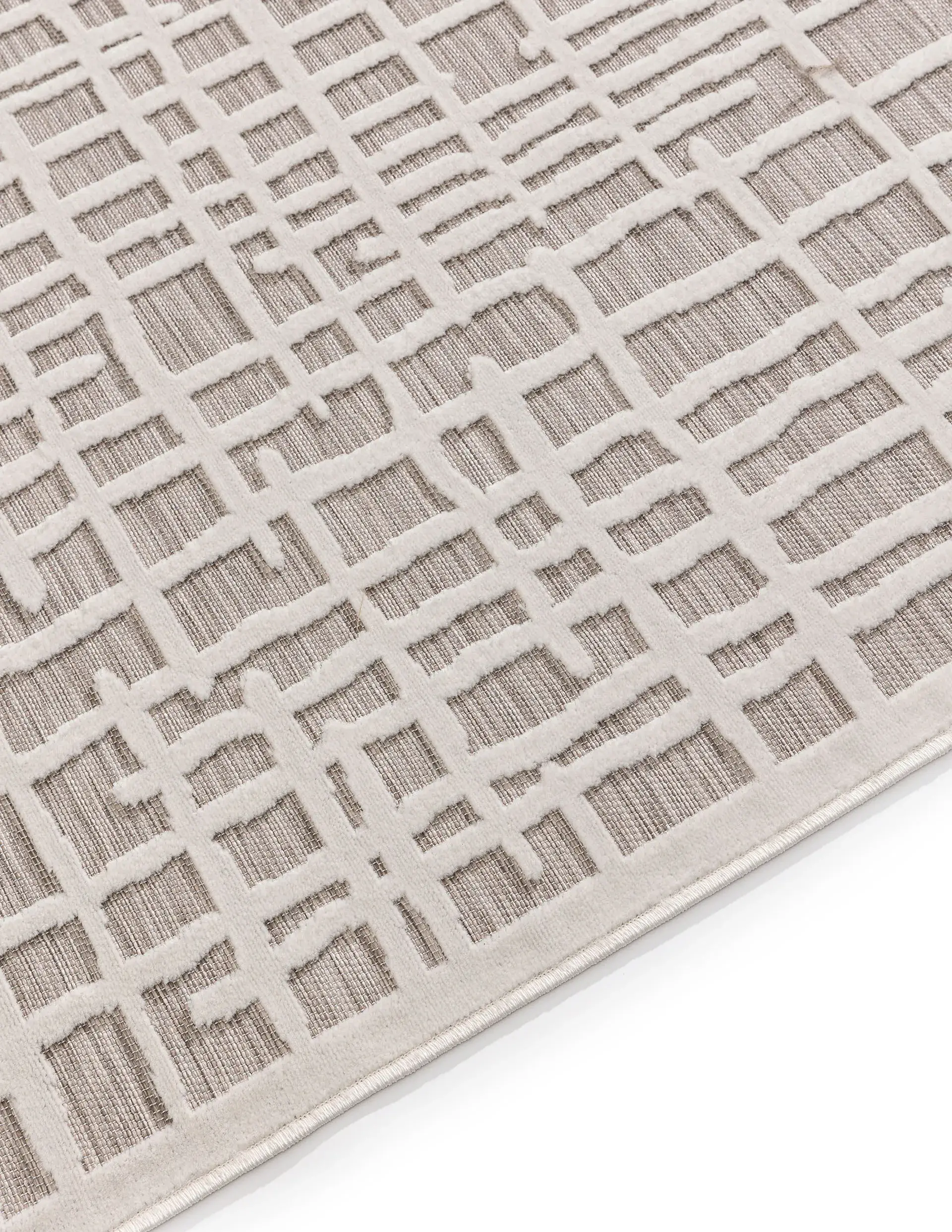 Koberec z 100% Polypropylen v Beige s vlasem výšky 100% Polypropylen od benuta Basic
