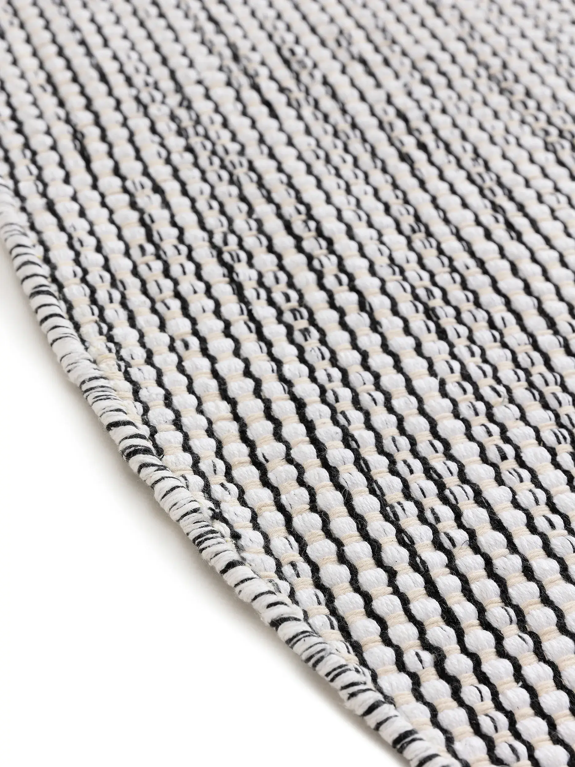 Teppich Ron aus 100% Cotton in Beige von benuta Basic