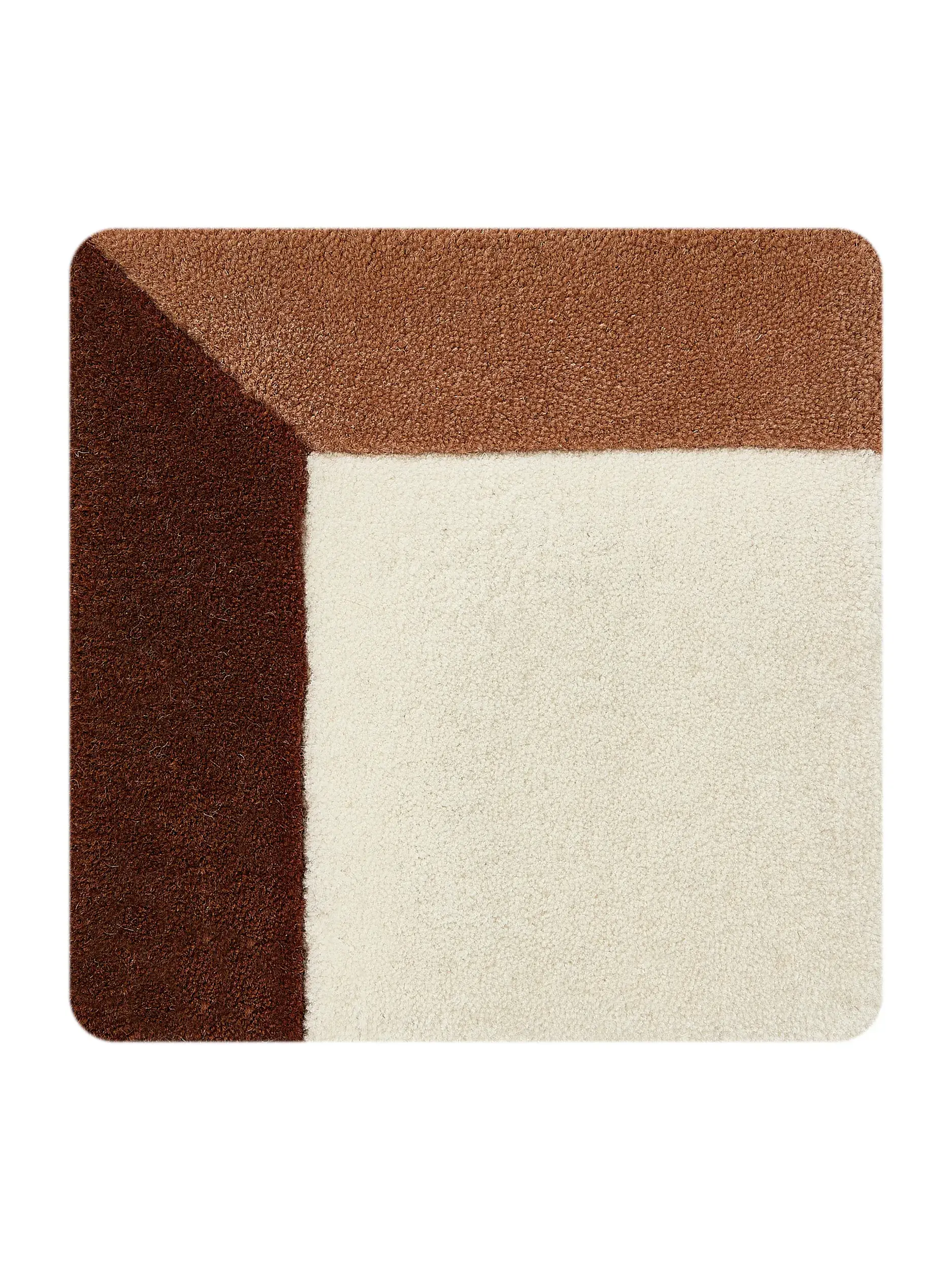 Vloerkleed Aspect van 100% Wol in Beige van benuta Finest