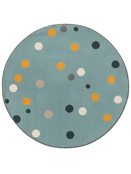 Kinderteppich Juno Multicolor/Blau