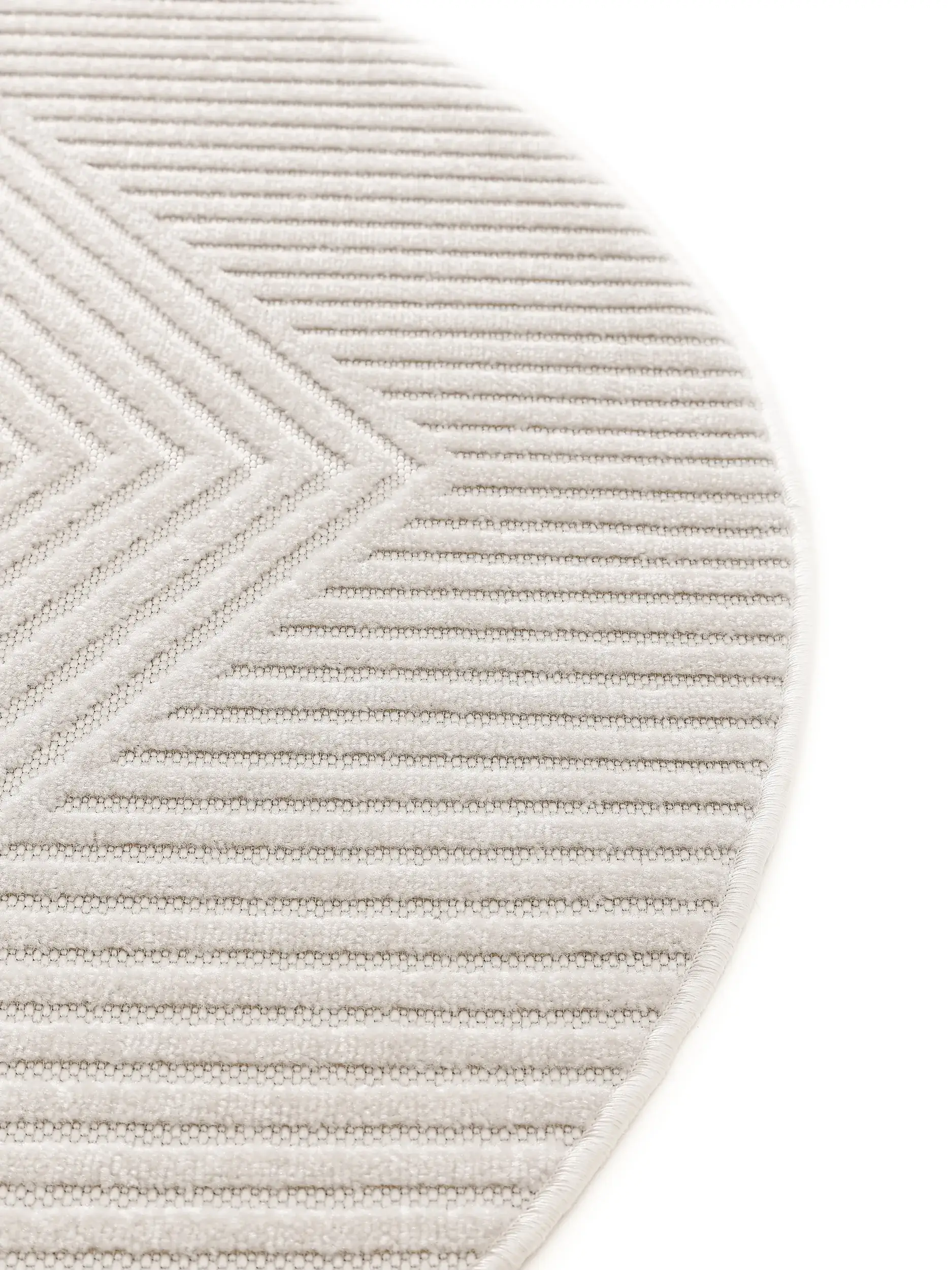 Rug made of 100% Polypropylen in Weiß with a 100% Polypropylen high pile by benuta Pop