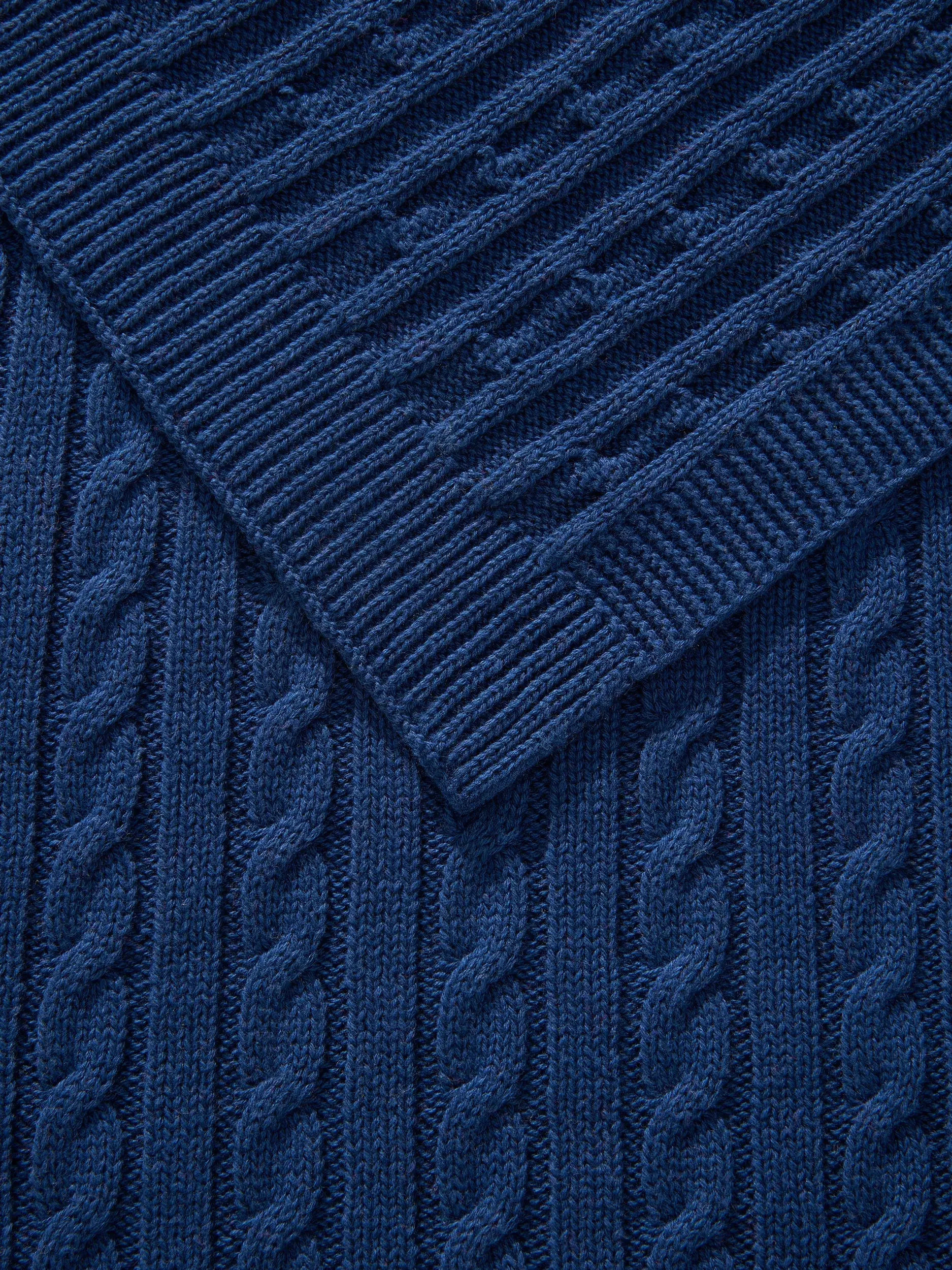 Coperta natalizia Classic Blu di benuta