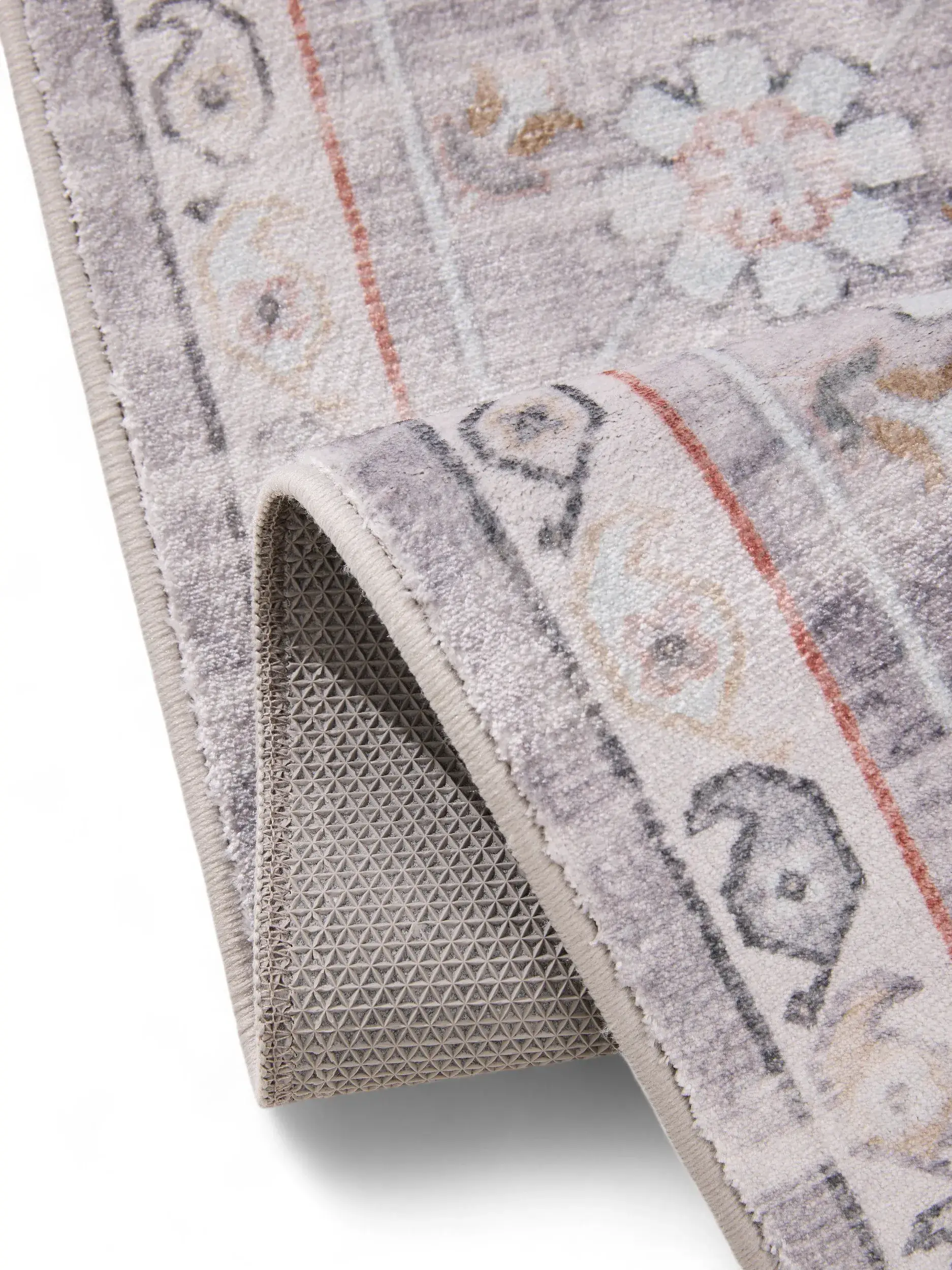 Matto 100% Polyestera värissä Grau 100% Polyester korkealla nukalla merkiltä benuta Nest