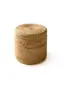 Pouf fatto a mano Jutta Marroncino