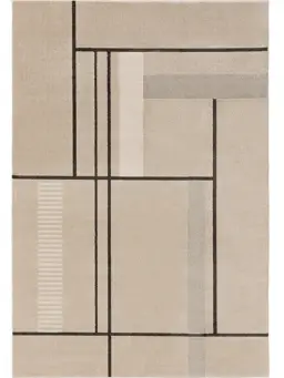 Teppich Ida Cream/Anthrazit
