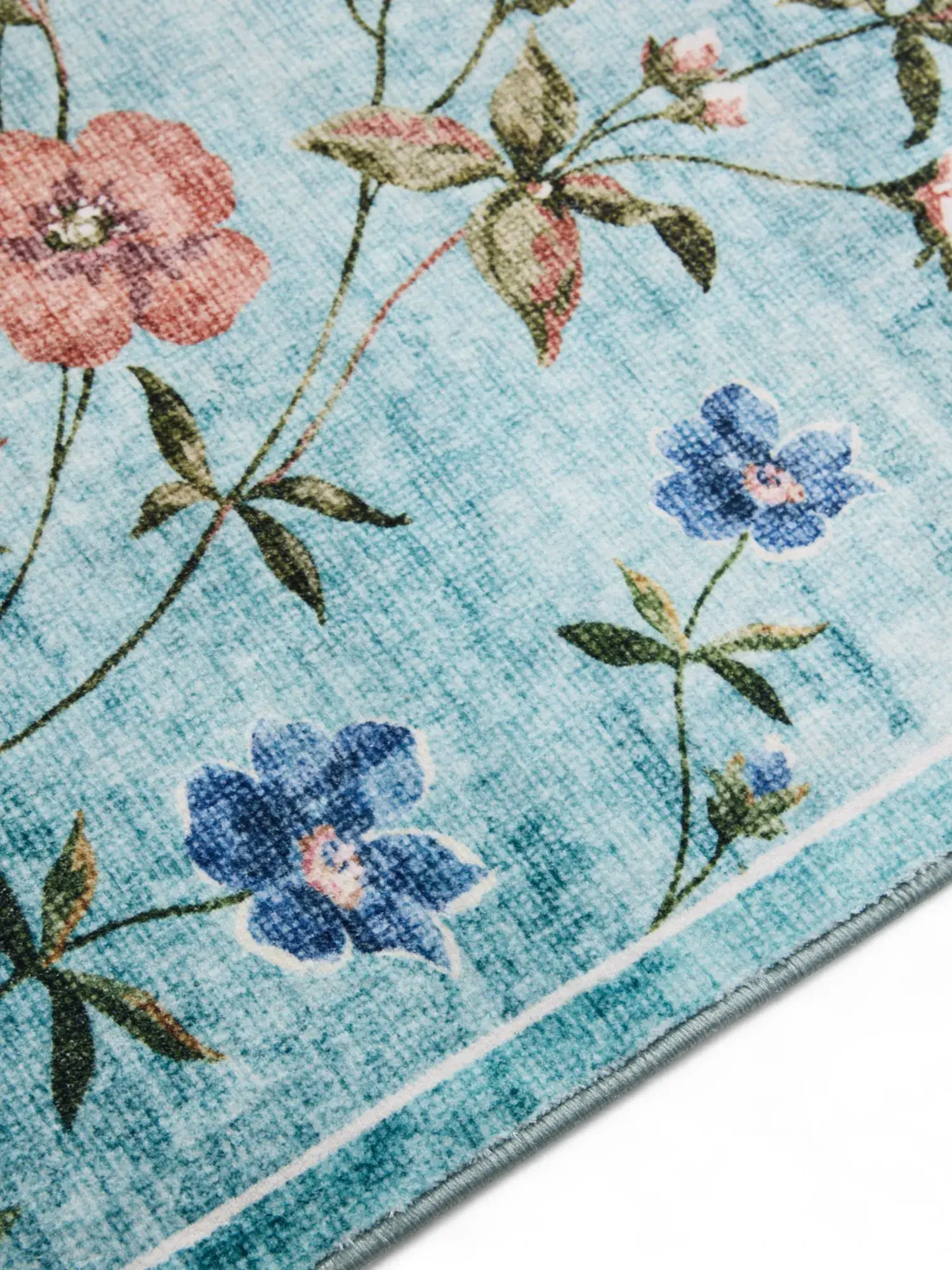 Teppich aus 100% Polyester in Multicolor mit 100% Polyester hohem Flor von benuta Nest