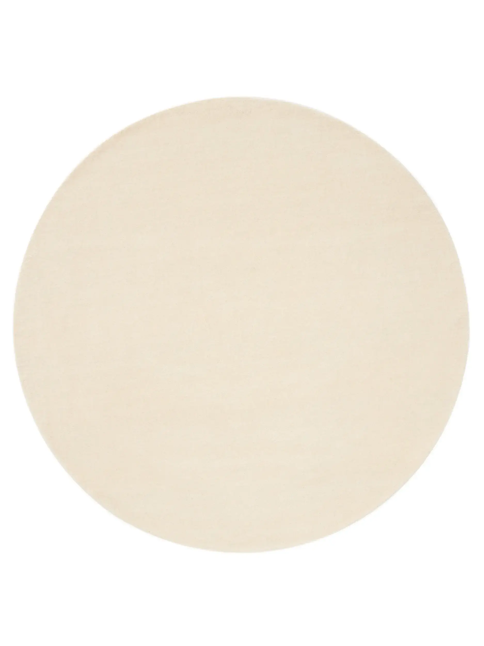 Wollteppich rund Vera Cream von 
