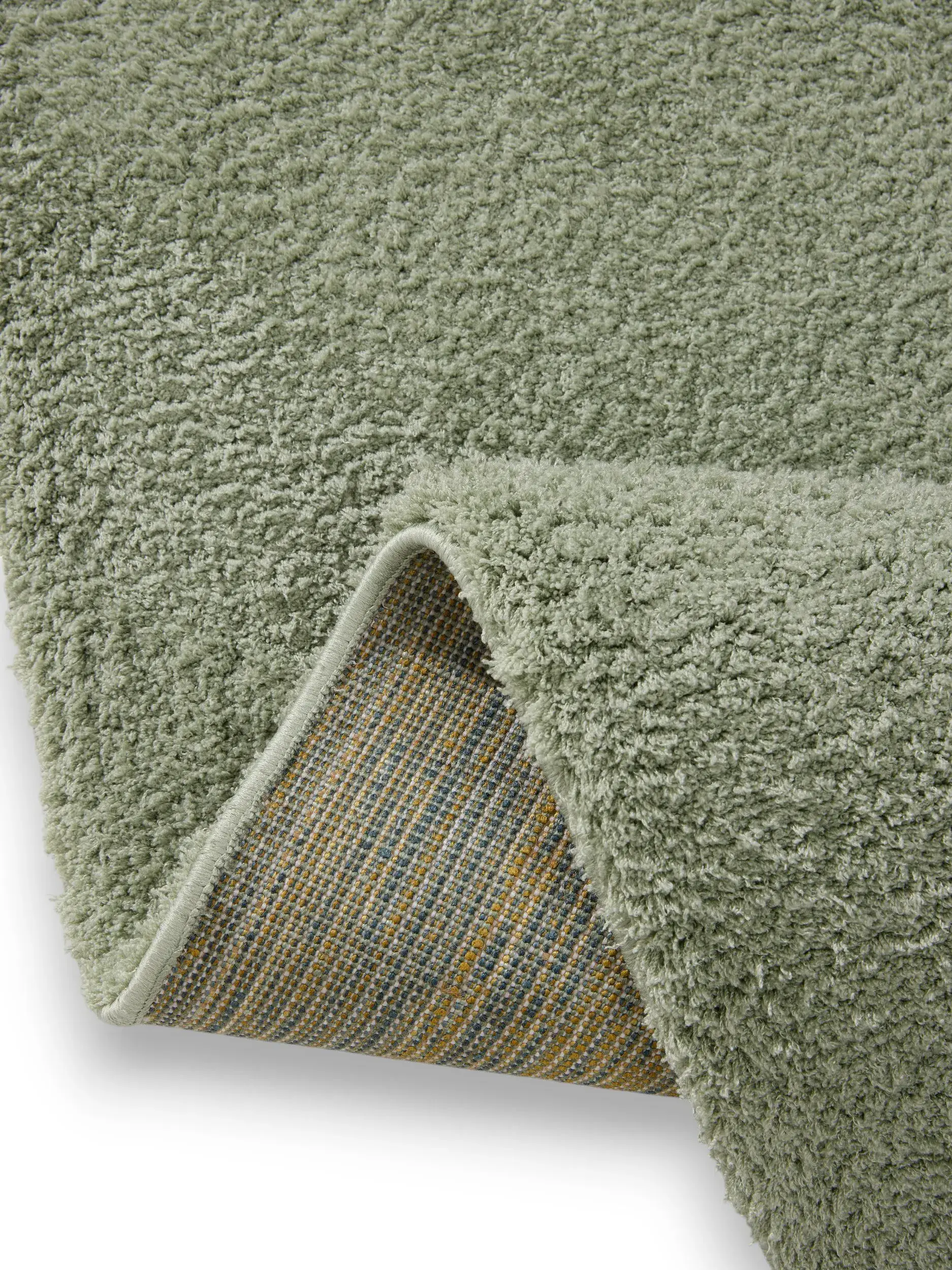 Matto 100% Polyester (Microfiber)a värissä Grün 100% Polyester (Microfiber) korkealla nukalla merkiltä benuta Nest