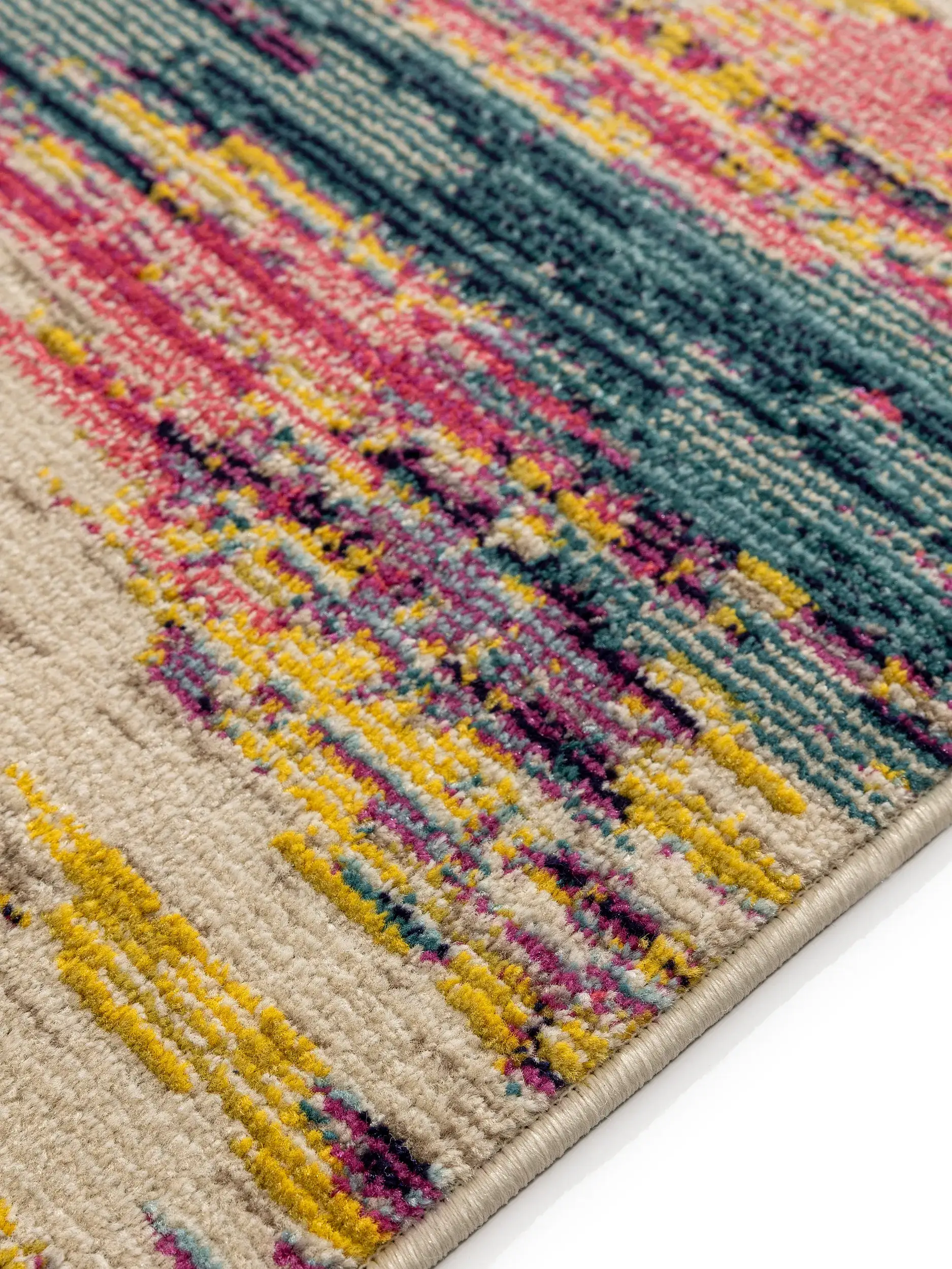 Teppich aus 100% Polypropylen in Multicolor mit 100% Polypropylen hohem Flor von benuta Nest
