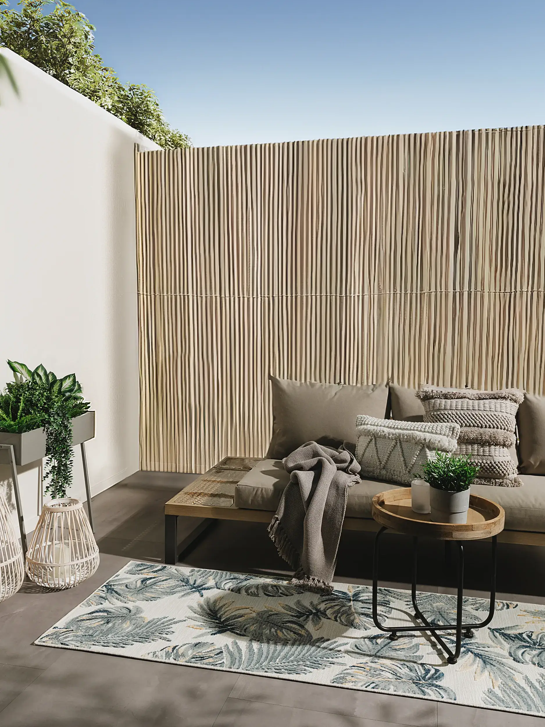 Rug made of 100% Polypropylen in Multicolour with a 100% Polypropylen high pile by benuta Basic