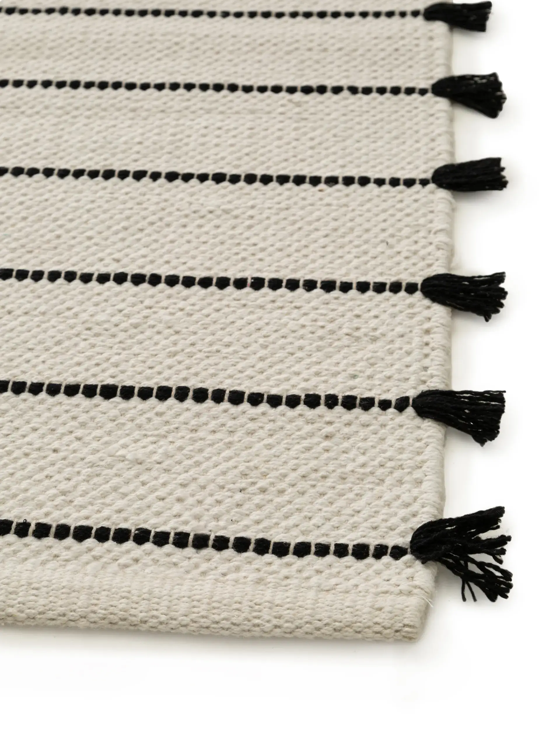 Alfombra de 100% Algodón en Blanco con un pelo de {{Placeholder_Pile Height}} de altura de benuta POP