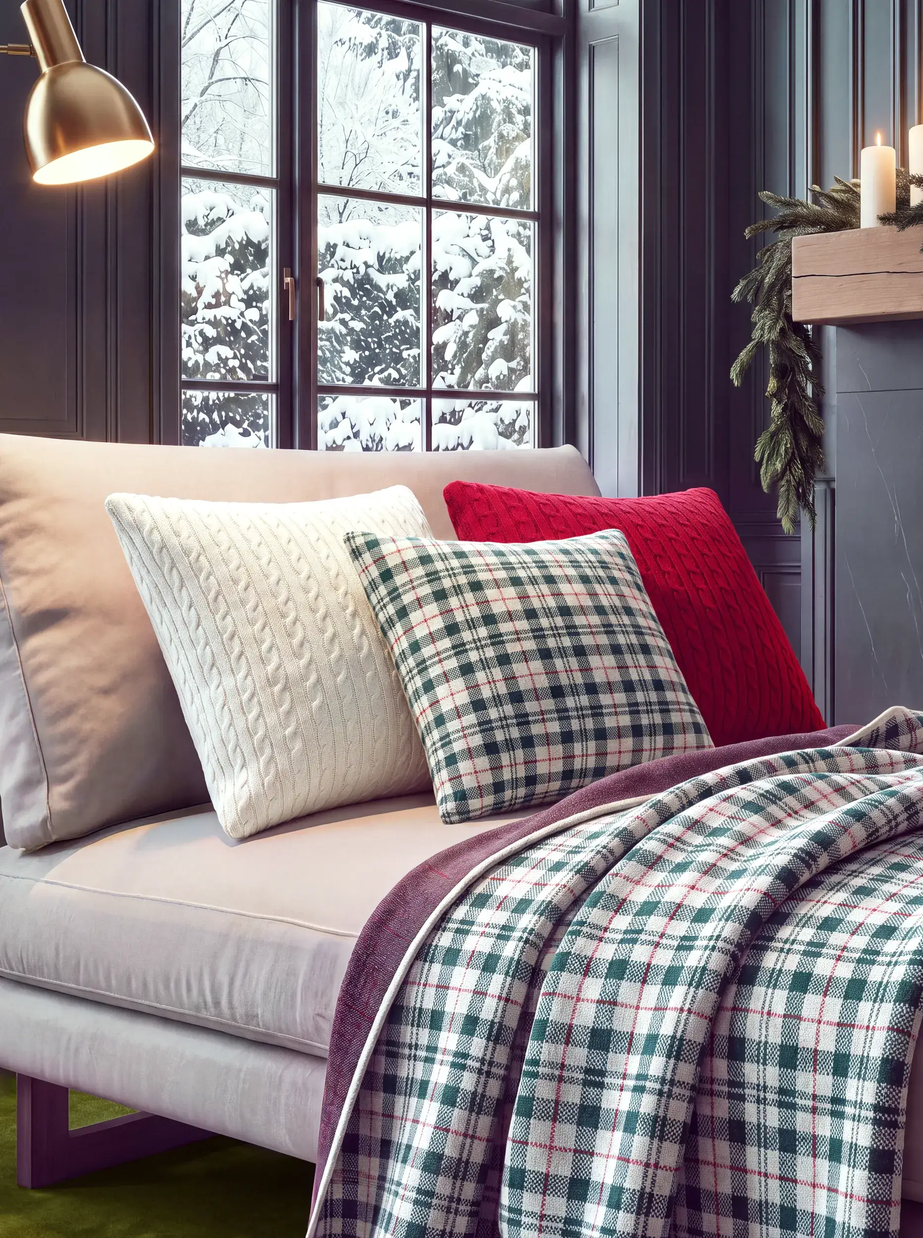 Kerstkussen Classic Groen van benuta