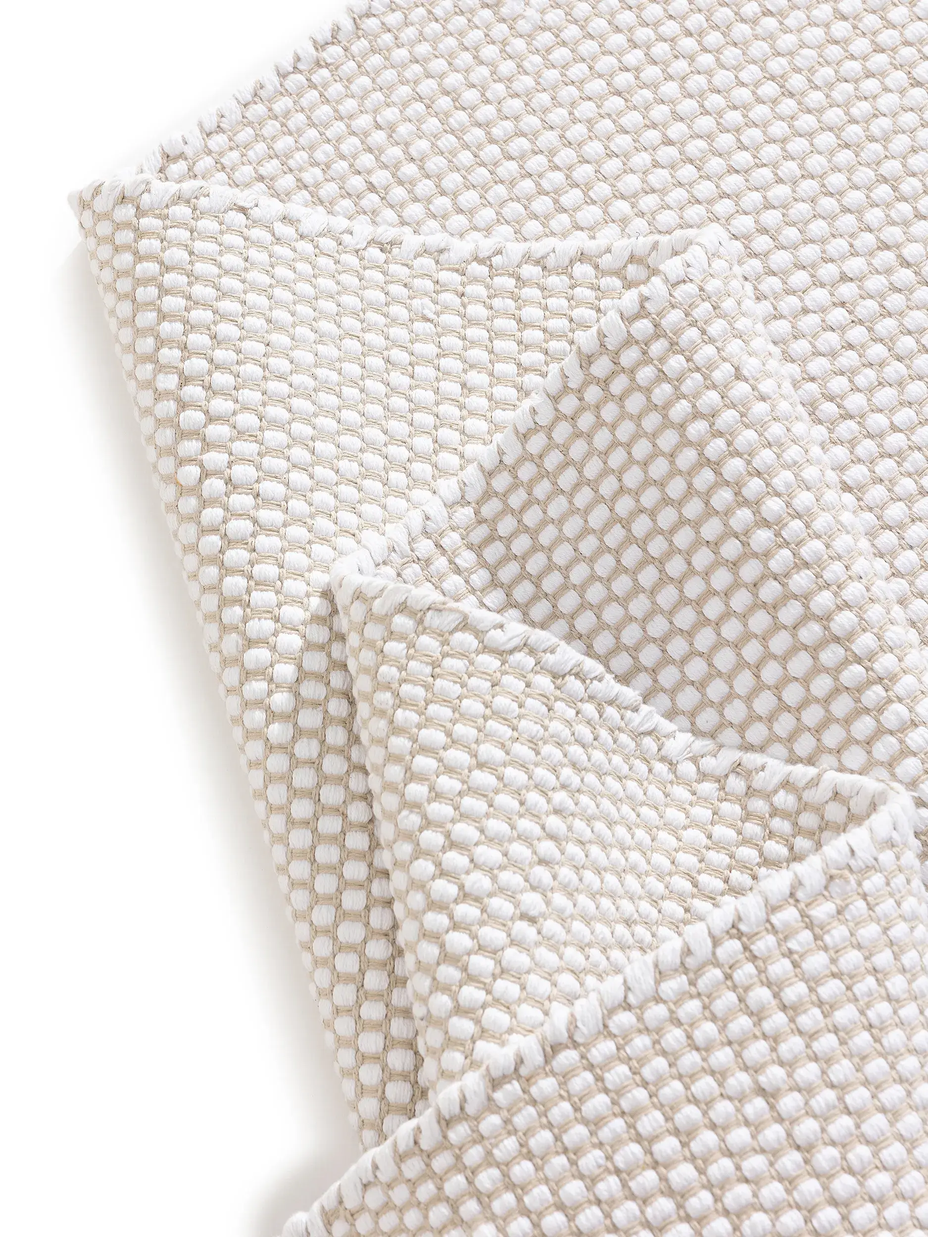 Teppich Ron aus 100% Cotton in Beige von benuta Basic