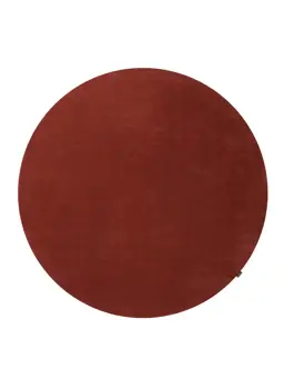 Wollteppich Mono Terracotta