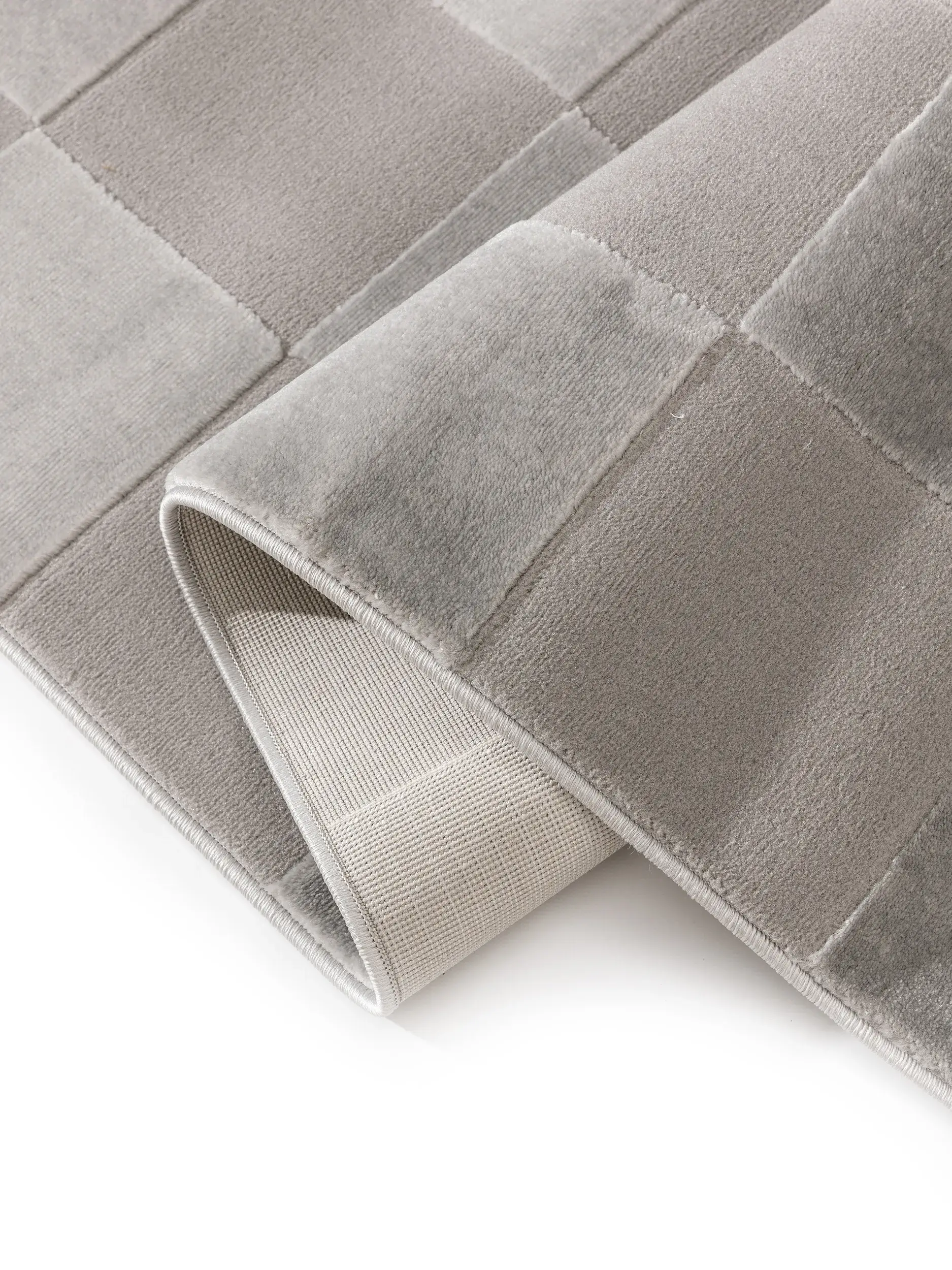 Teppe av 60% Polyester, 40% Polypropylen i Grau med 60% Polyester, 40% Polypropylen høy lugg fra benuta Basic