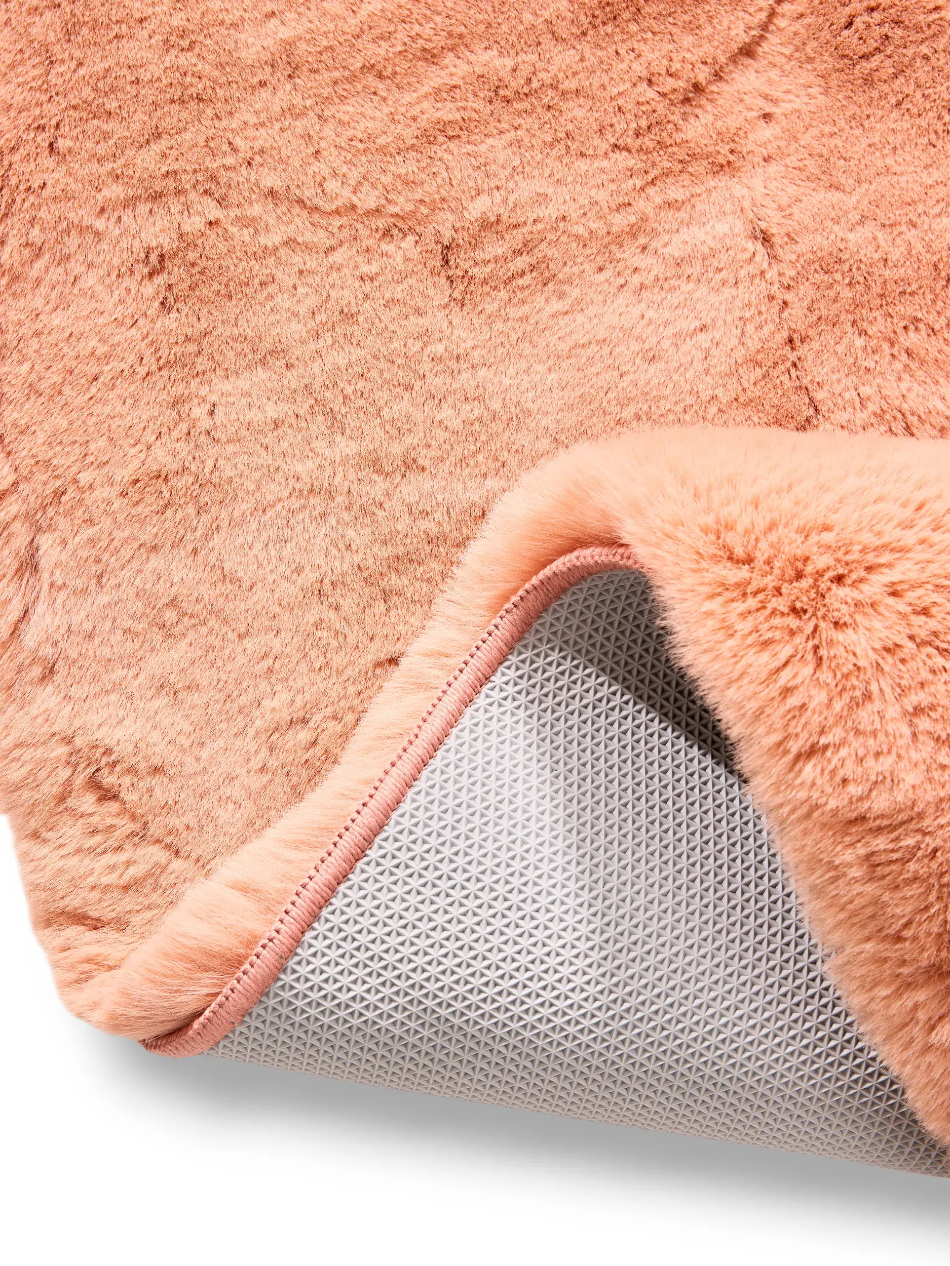 Teppich Dave aus 100% Polyester in Orange von benuta Nest