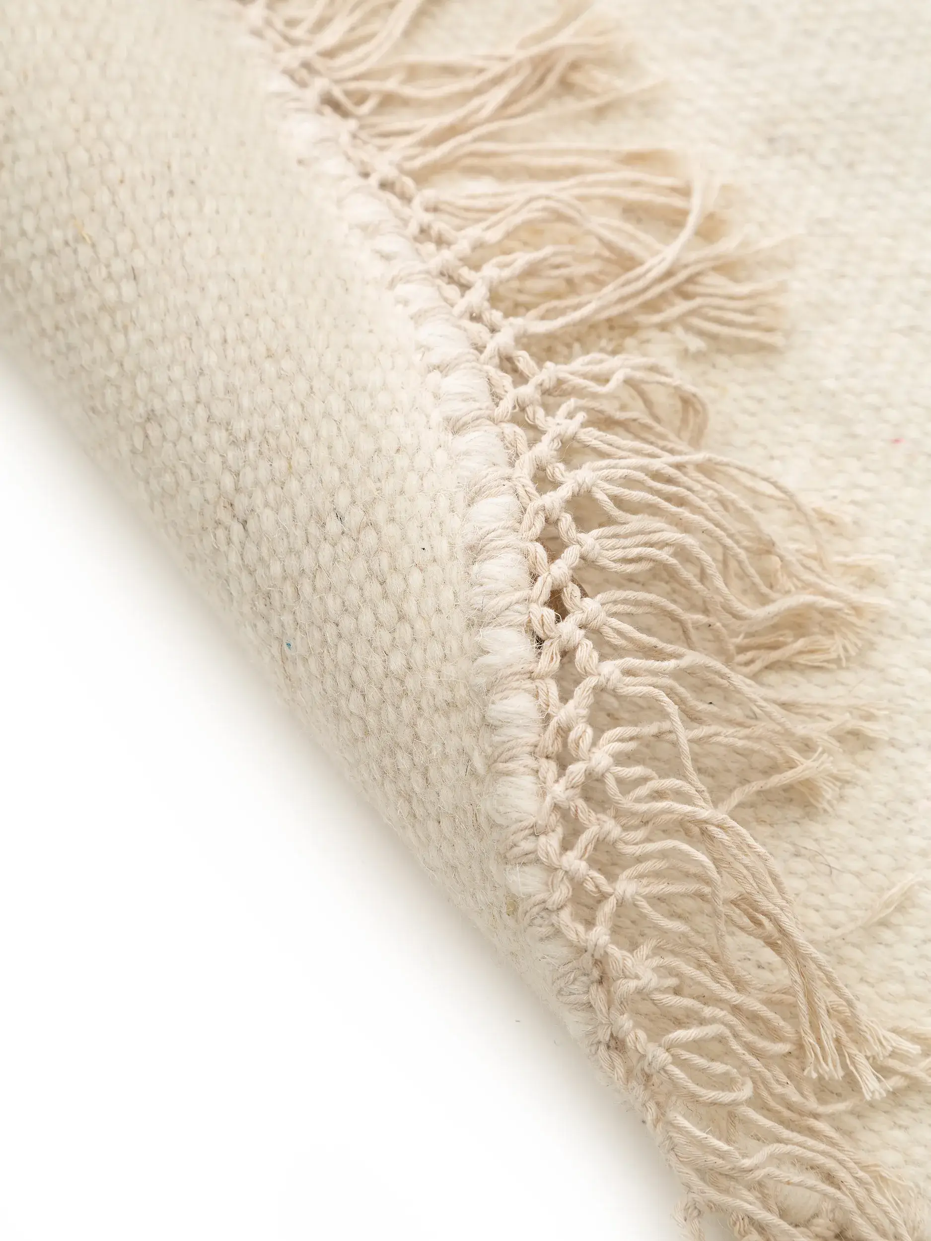 Teppich Carlson aus 80% Wolle, 20% Baumwolle in Grau von Lytte