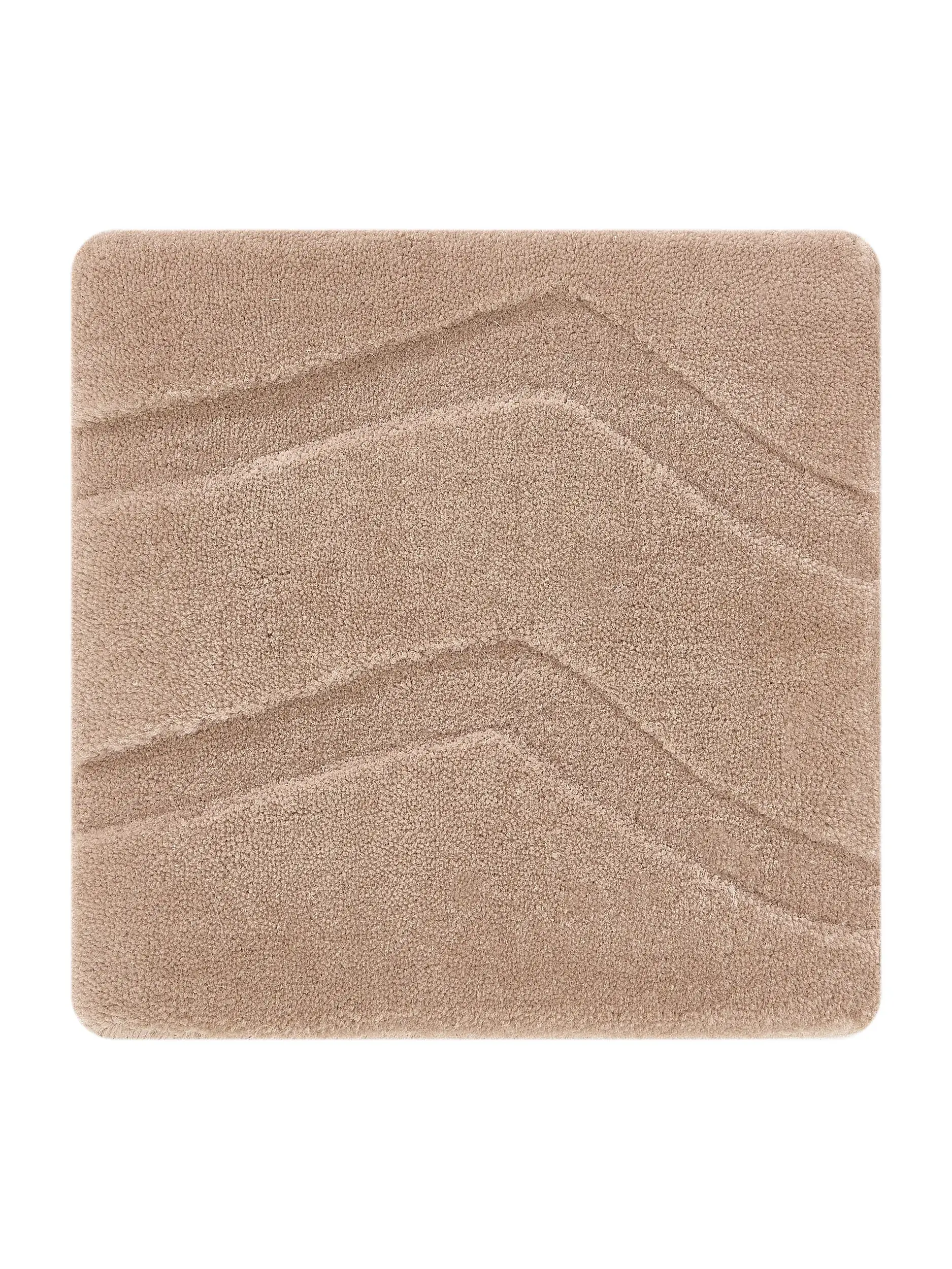 Teppich Terra aus 100% Wolle (aus Neuseeland) in Taupe von benuta Finest