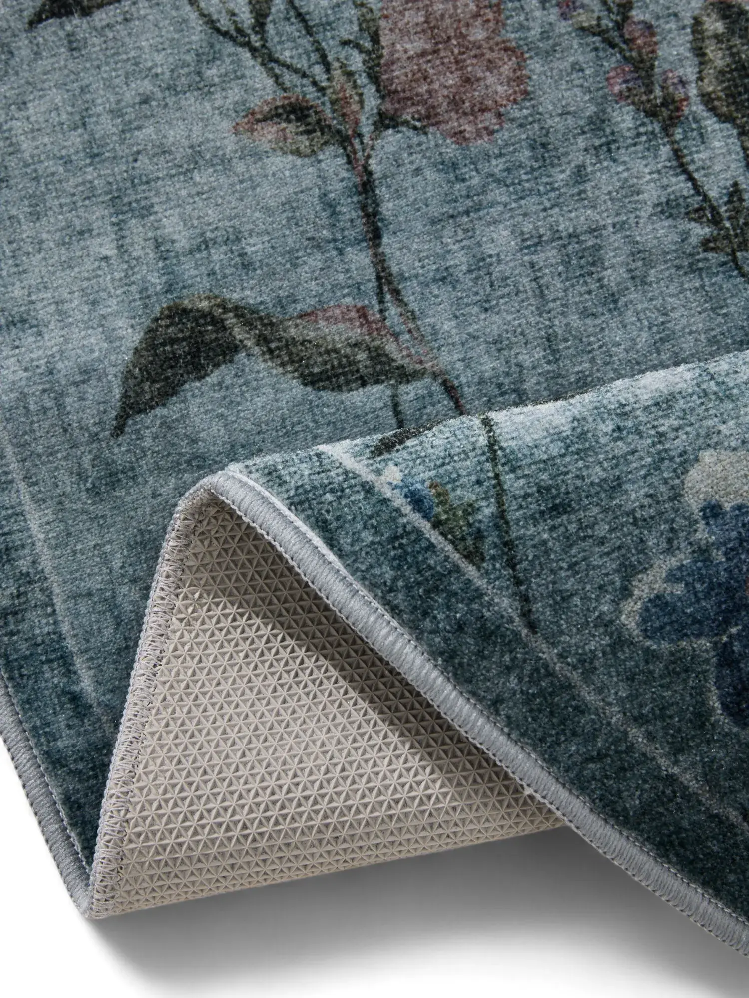 Rug made of 100% Polyester in Multicolor with a 100% Polyester high pile by benuta Nest