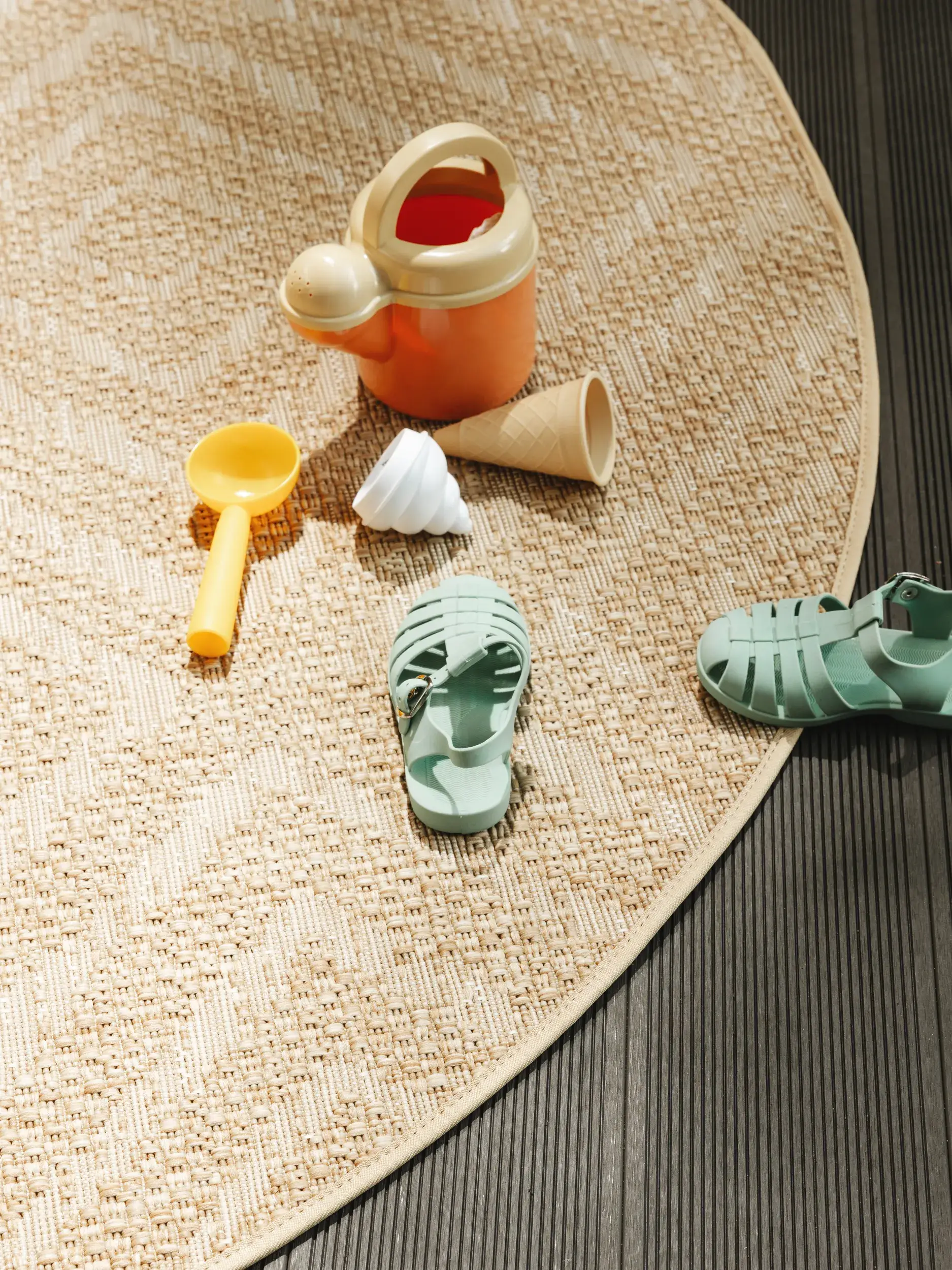 Tapis en 100% Polypropylène en Marron avec une pile de 100% Polypropylène de hauteur de benuta nest
