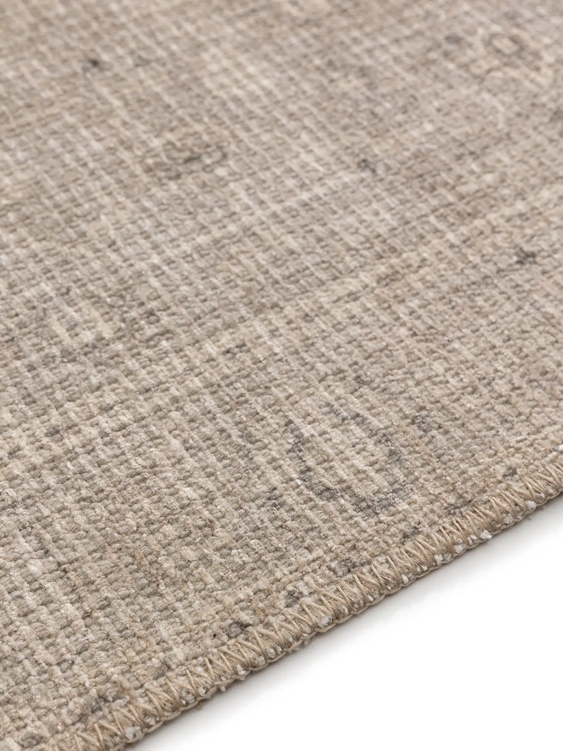 Rug made of 50% Polyester, 50% Polycotton in Grey with a 50% Polyester, 50% Polycotton high pile by benuta Nest
