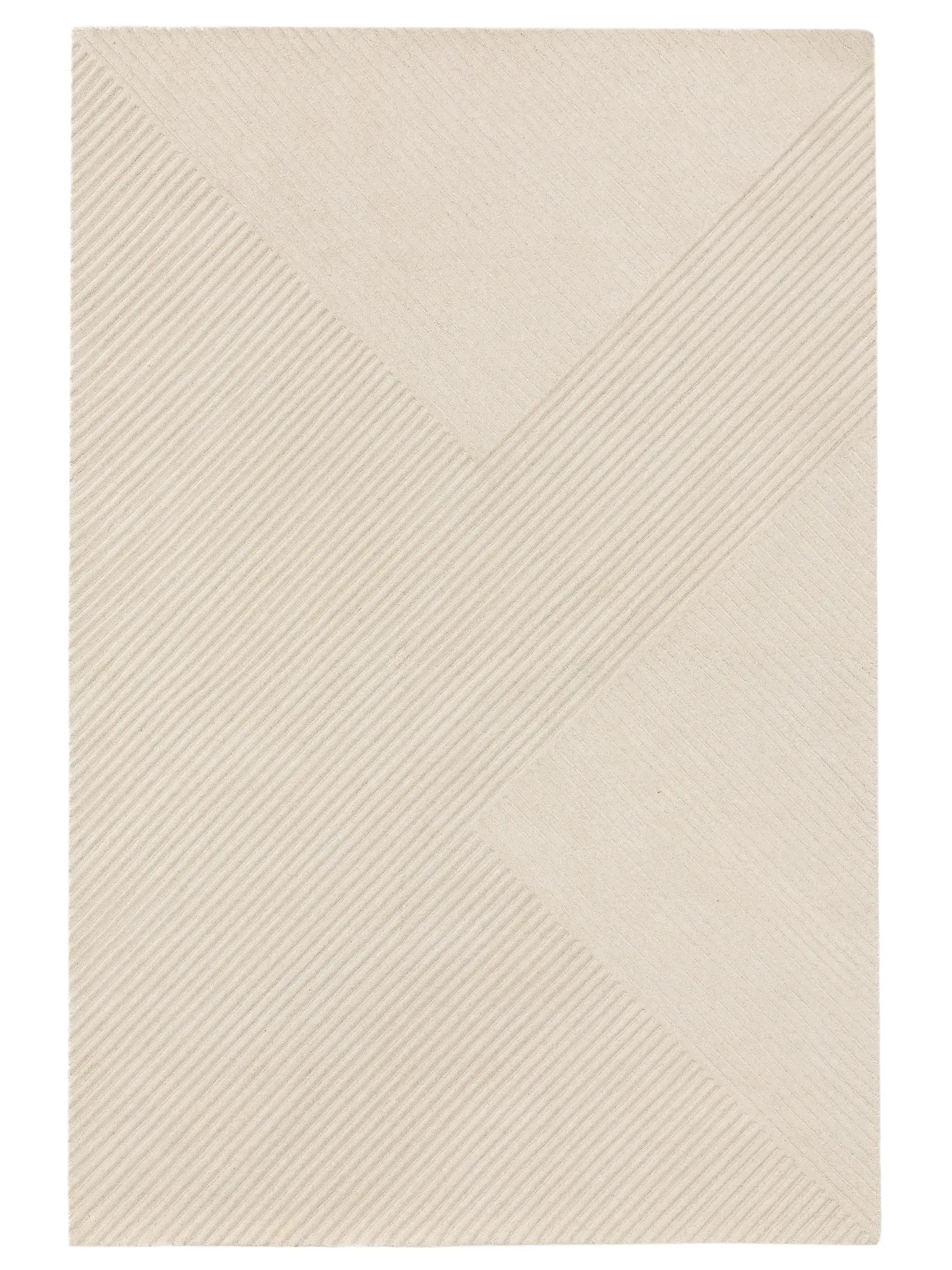 Alfombra de 100% Lana en Blanco con un pelo de {{Placeholder_Pile Height}} de altura de benuta pure